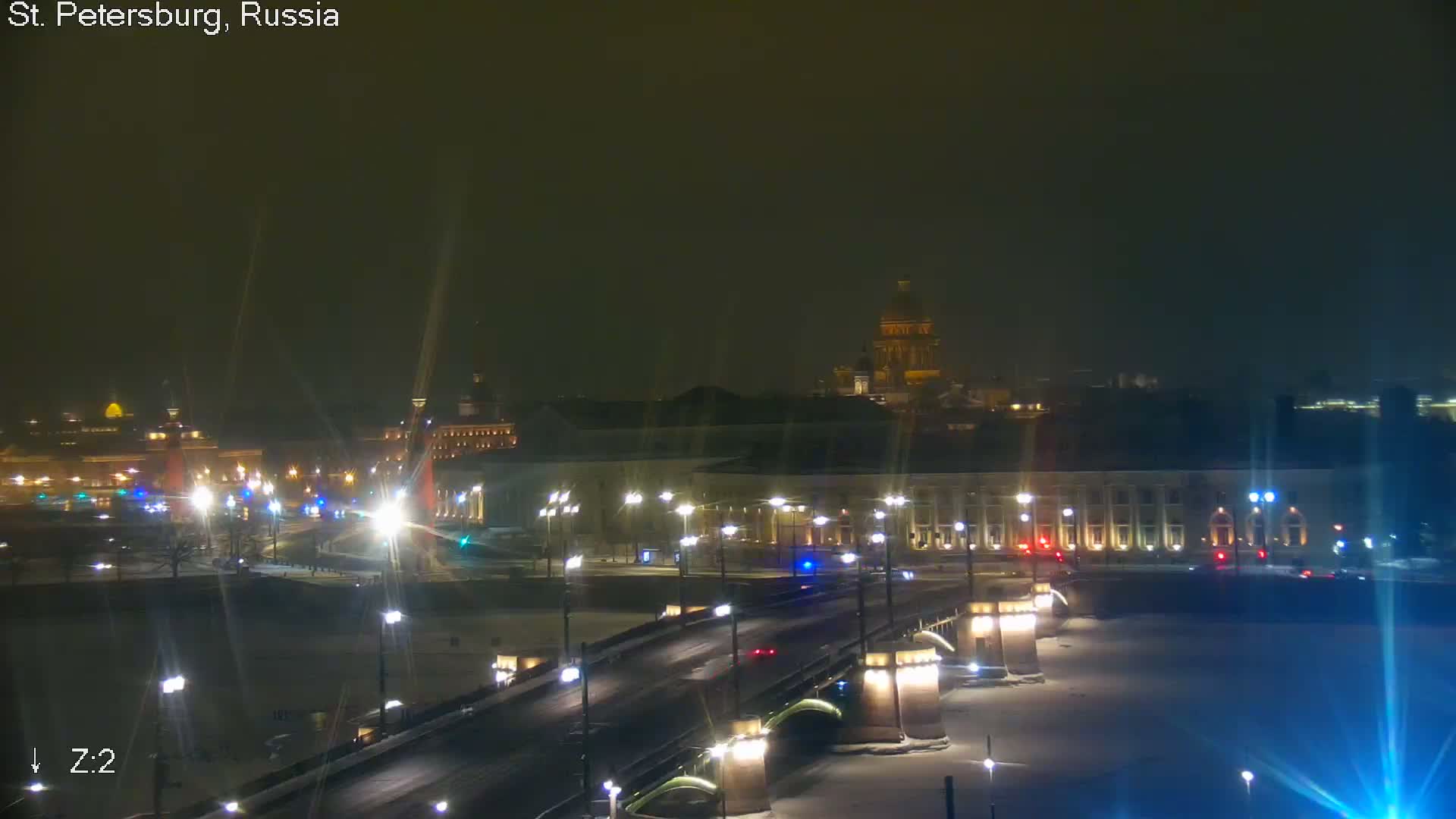 St. Petersburg City Panoramic from Petrogradsky Island Skyline Live Cam -Kronverkskoye, Petrogradsky, Saint Petersburg, Northwestern (Severo-Zapadnyy), Russia