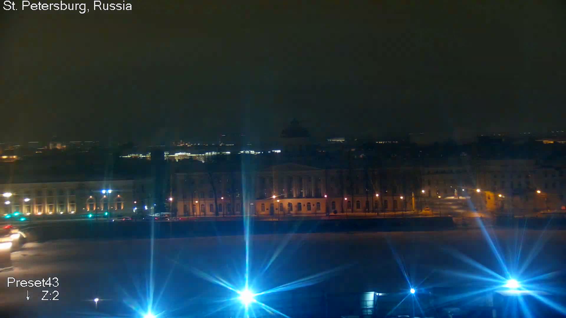 St. Petersburg City Panoramic from Petrogradsky Island Skyline Live Cam -Kronverkskoye, Petrogradsky, Saint Petersburg, Northwestern (Severo-Zapadnyy), Russia
