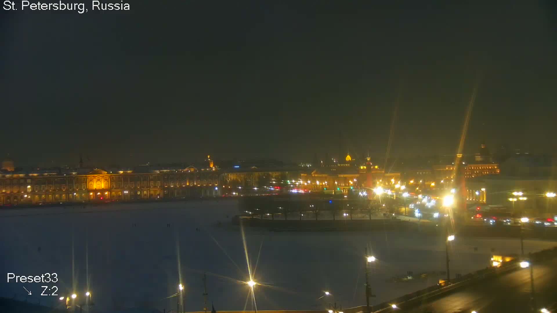 St. Petersburg City Panoramic from Petrogradsky Island Skyline Live Cam -Kronverkskoye, Petrogradsky, Saint Petersburg, Northwestern (Severo-Zapadnyy), Russia