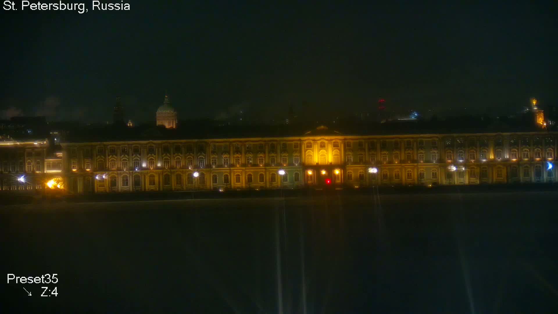 St. Petersburg City Panoramic from Petrogradsky Island Skyline Live Cam -Kronverkskoye, Petrogradsky, Saint Petersburg, Northwestern (Severo-Zapadnyy), Russia