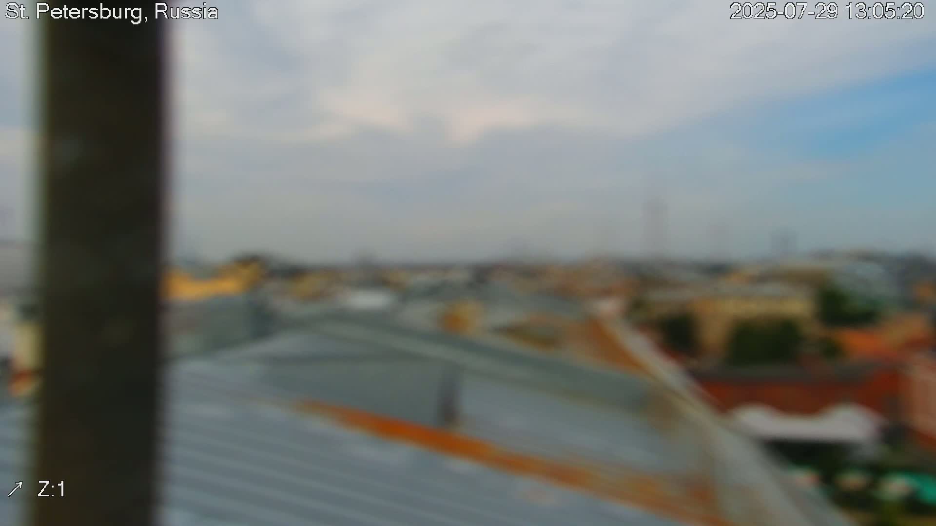 St. Petersburg Trinity Bridge (Troitsky Most) & South St. Petersburg Skyline Live Cam - Posadsky, Petrogradsky, Saint Petersburg, Northwestern (Severo-Zapadnyy), Russia