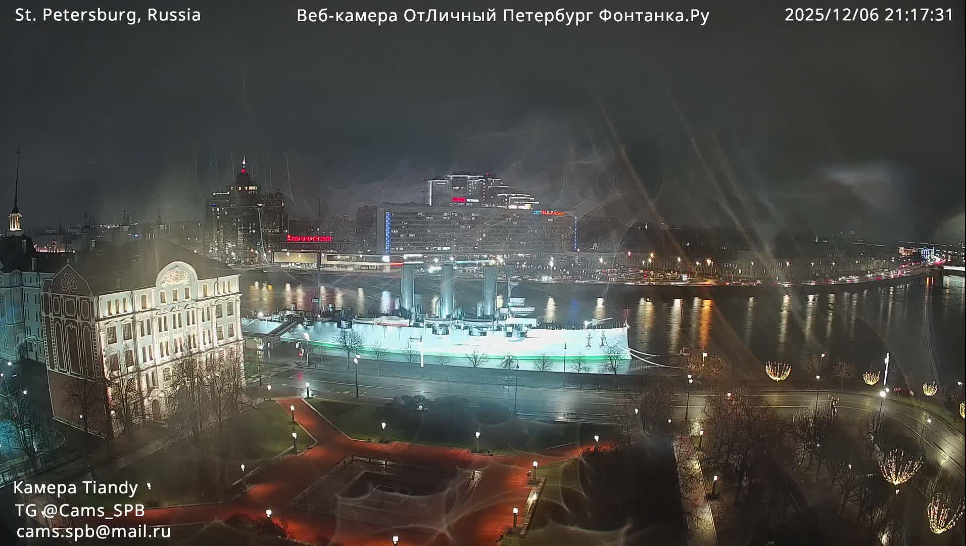 St. Petersburg Trinity Bridge (Troitsky Most) & South St. Petersburg Skyline Live Cam - Posadsky, Petrogradsky, Saint Petersburg, Northwestern (Severo-Zapadnyy), Russia