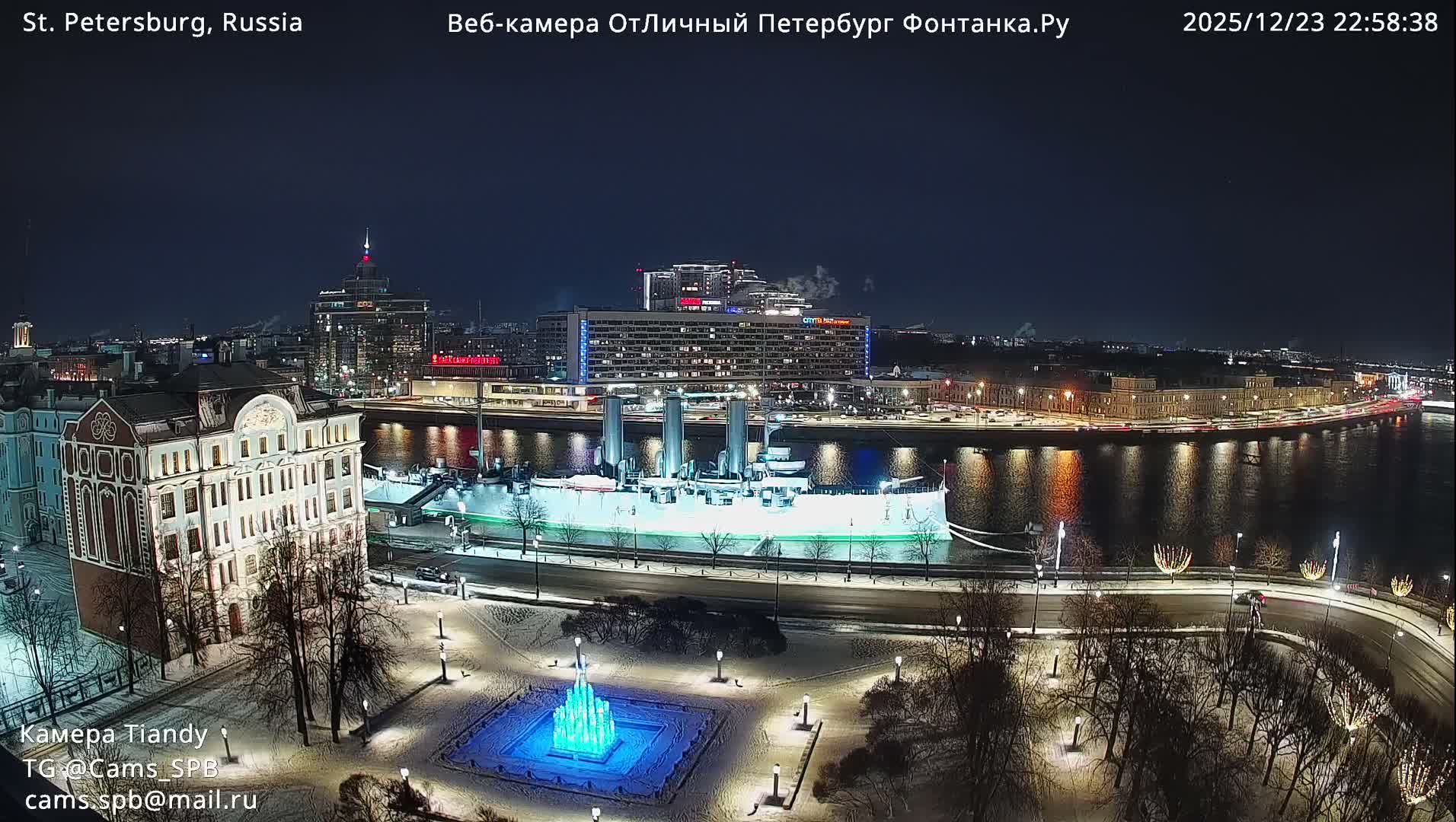 St. Petersburg Trinity Bridge (Troitsky Most) & South St. Petersburg Skyline Live Cam - Posadsky, Petrogradsky, Saint Petersburg, Northwestern (Severo-Zapadnyy), Russia