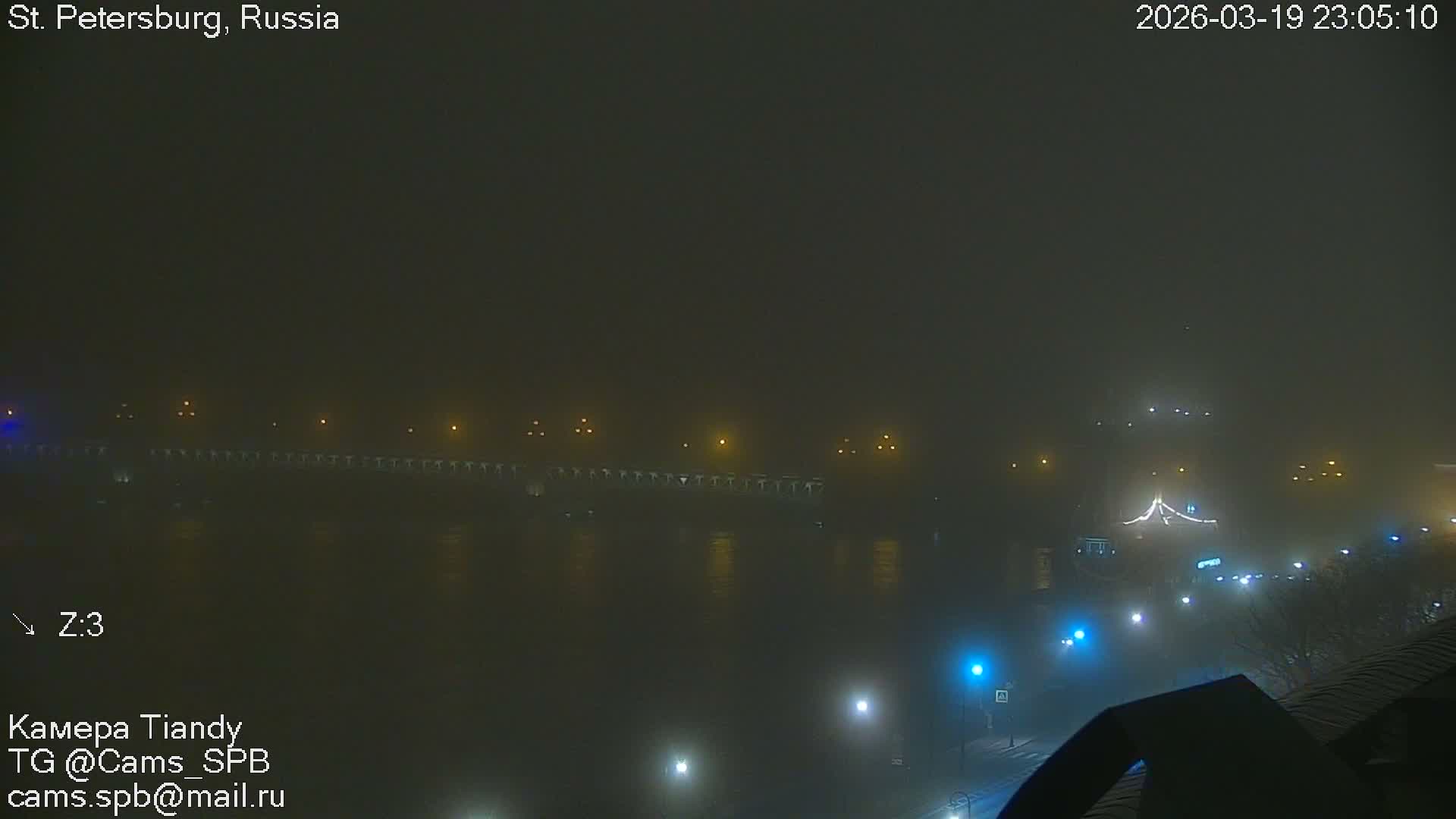 St. Petersburg Trinity Bridge (Troitsky Most) & South St. Petersburg Skyline Live Cam - Posadsky, Petrogradsky, Saint Petersburg, Northwestern (Severo-Zapadnyy), Russia