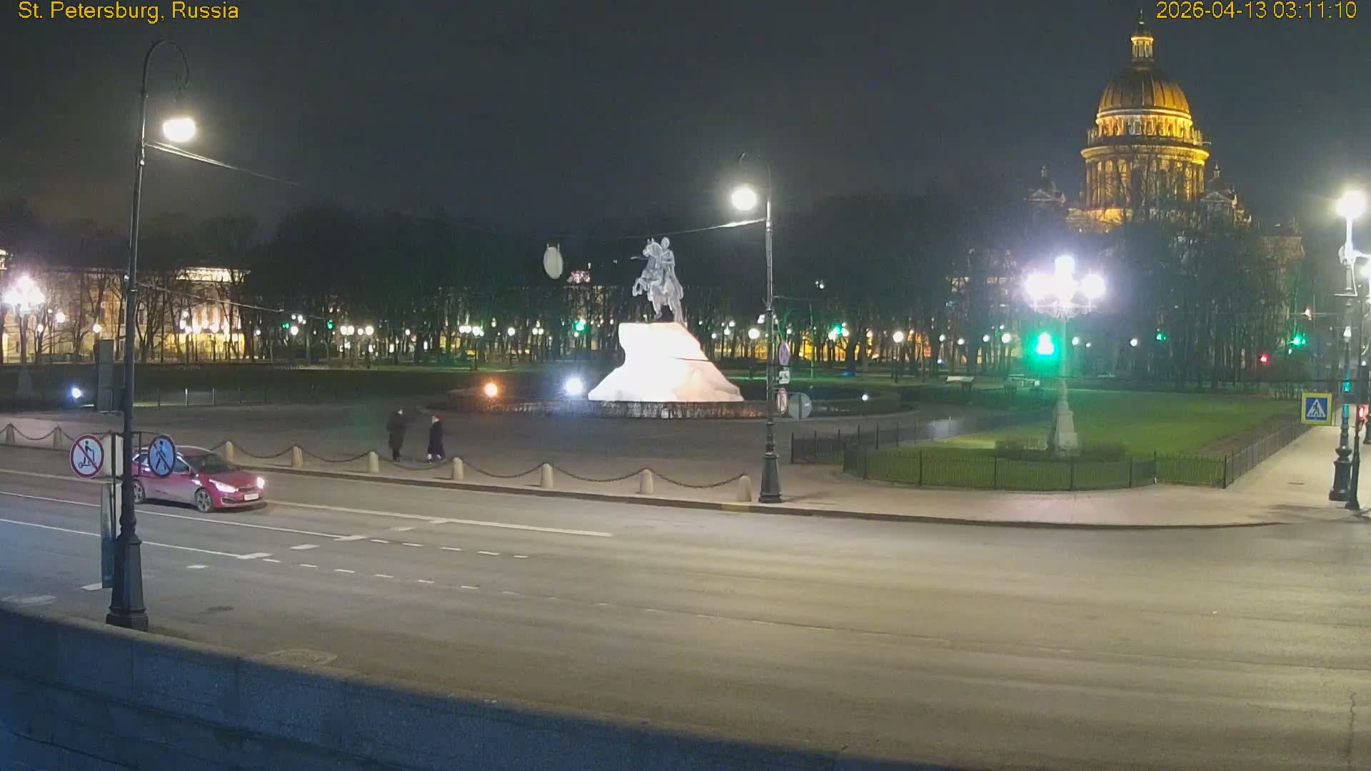St. Petersburg Trinity Bridge (Troitsky Most) & South St. Petersburg Skyline Live Cam - Posadsky, Petrogradsky, Saint Petersburg, Northwestern (Severo-Zapadnyy), Russia
