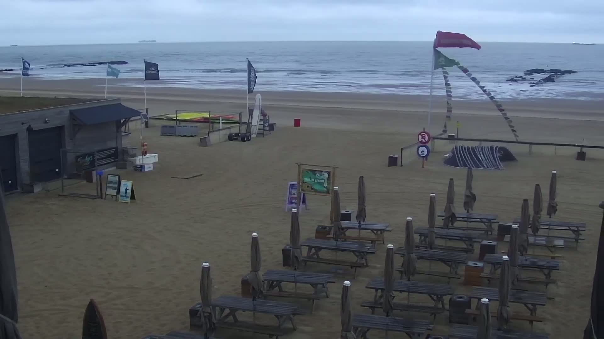 Knokke-Heist, Lekkerbek , Plage Chiens Kodak Live Cam - Bruges, West Flanders (Flandre-Occidentale), Flemish (Flamande), Belgium