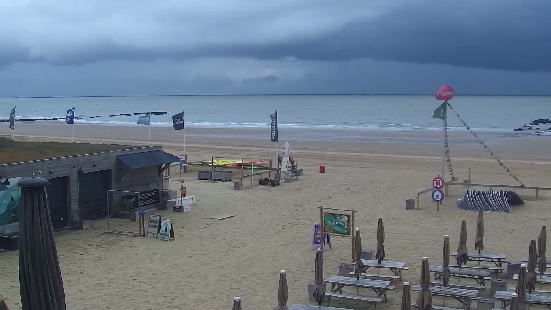 Knokke-Heist, Lekkerbek , Plage Chiens Kodak Live Cam - Bruges, West Flanders (Flandre-Occidentale), Flemish (Flamande), Belgium
