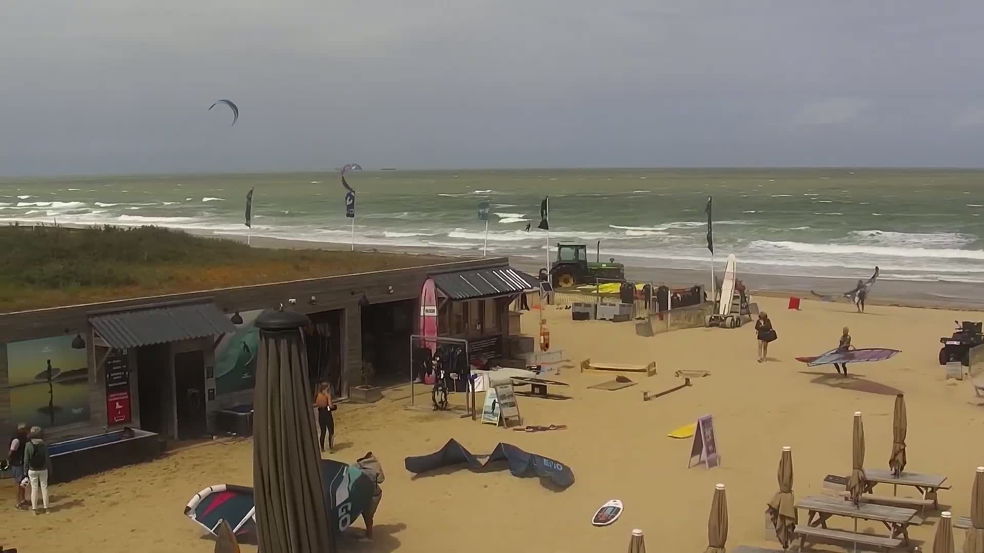 Knokke-Heist, Lekkerbek , Plage Chiens Kodak Live Cam - Bruges, West Flanders (Flandre-Occidentale), Flemish (Flamande), Belgium