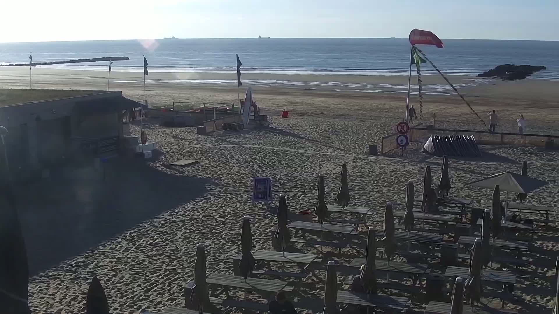 Knokke-Heist, Lekkerbek , Plage Chiens Kodak Live Cam - Bruges, West Flanders (Flandre-Occidentale), Flemish (Flamande), Belgium