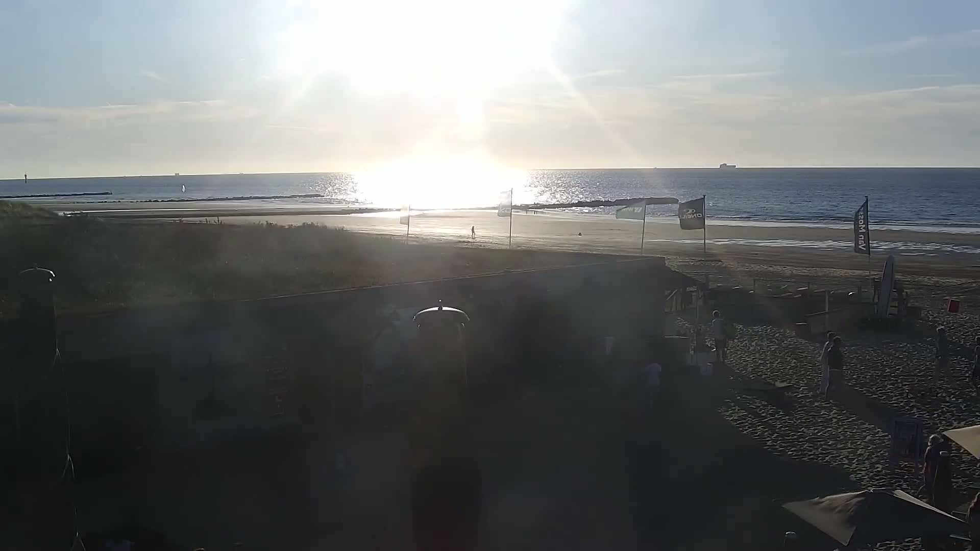 Knokke-Heist, Lekkerbek , Plage Chiens Kodak Live Cam - Bruges, West Flanders (Flandre-Occidentale), Flemish (Flamande), Belgium