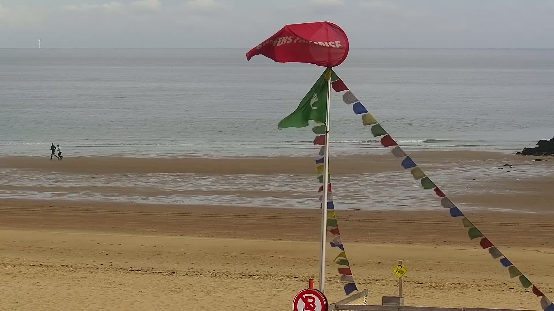 Knokke-Heist, Lekkerbek , Plage Chiens Kodak Live Cam - Bruges, West Flanders (Flandre-Occidentale), Flemish (Flamande), Belgium