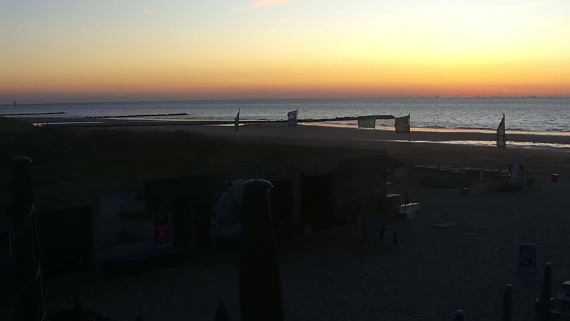 Knokke-Heist, Lekkerbek , Plage Chiens Kodak Live Cam - Bruges, West Flanders (Flandre-Occidentale), Flemish (Flamande), Belgium