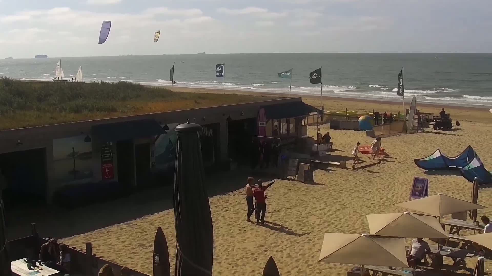 Knokke-Heist, Lekkerbek , Plage Chiens Kodak Live Cam - Bruges, West Flanders (Flandre-Occidentale), Flemish (Flamande), Belgium