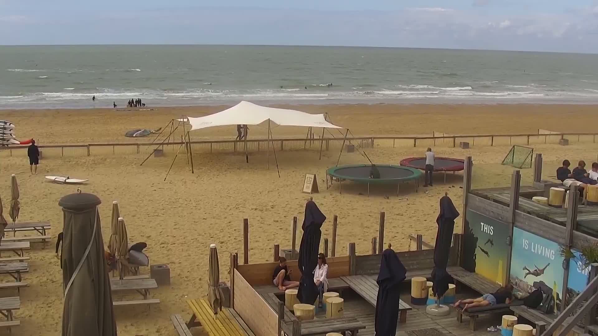Knokke-Heist, Lekkerbek , Plage Chiens Kodak Live Cam - Bruges, West Flanders (Flandre-Occidentale), Flemish (Flamande), Belgium