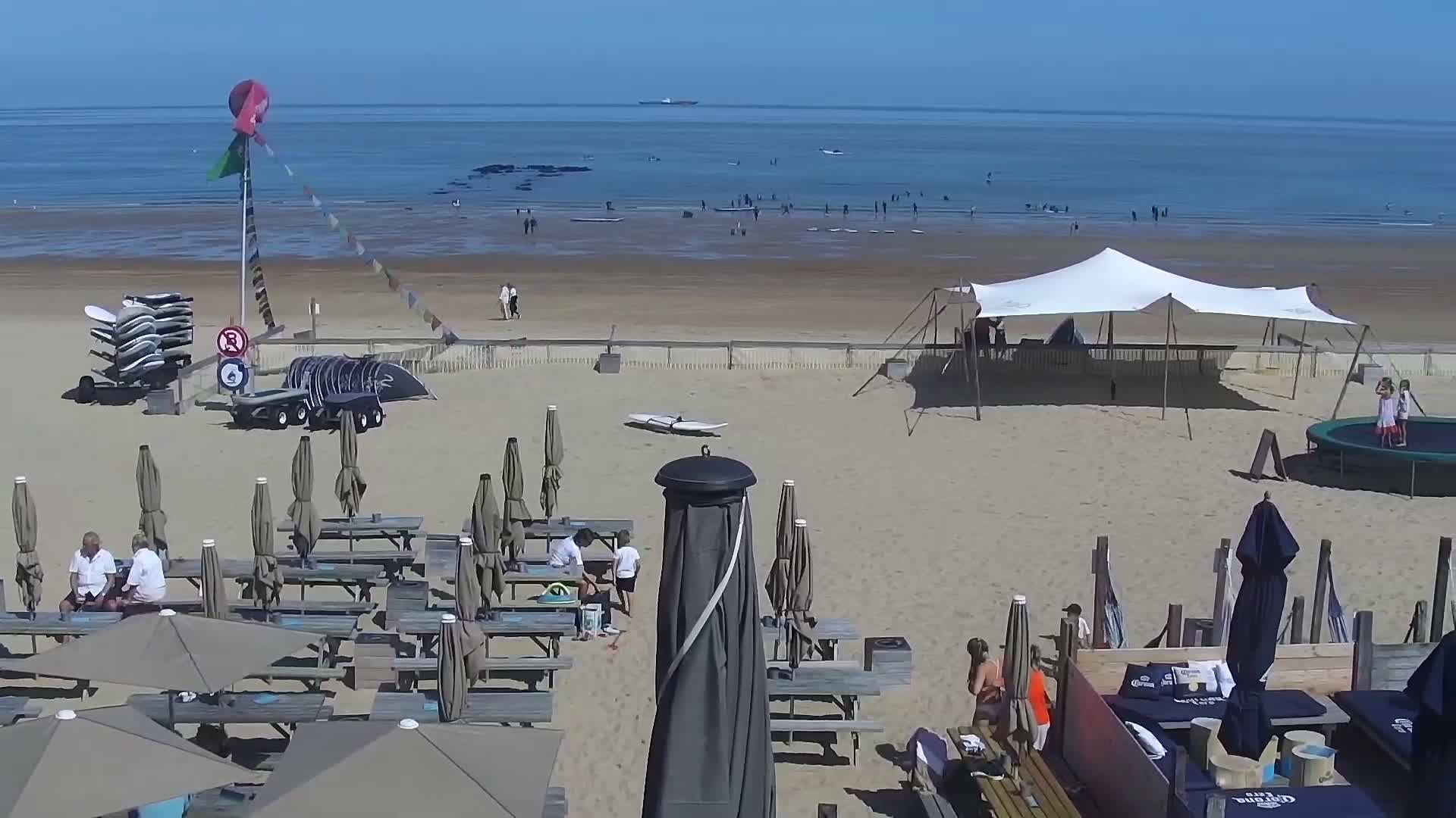 Knokke-Heist, Lekkerbek , Plage Chiens Kodak Live Cam - Bruges, West Flanders (Flandre-Occidentale), Flemish (Flamande), Belgium