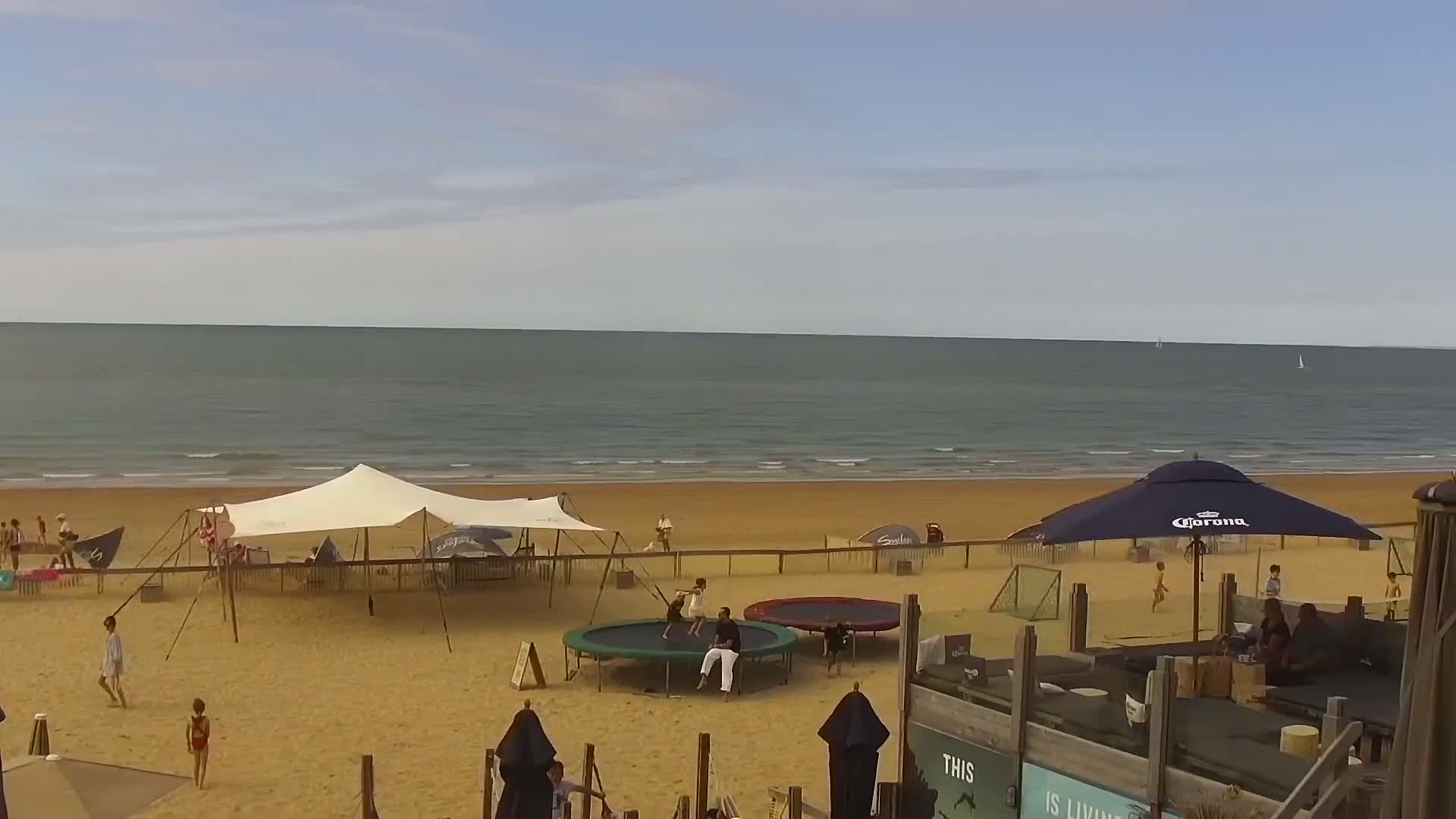 Knokke-Heist, Lekkerbek , Plage Chiens Kodak Live Cam - Bruges, West Flanders (Flandre-Occidentale), Flemish (Flamande), Belgium