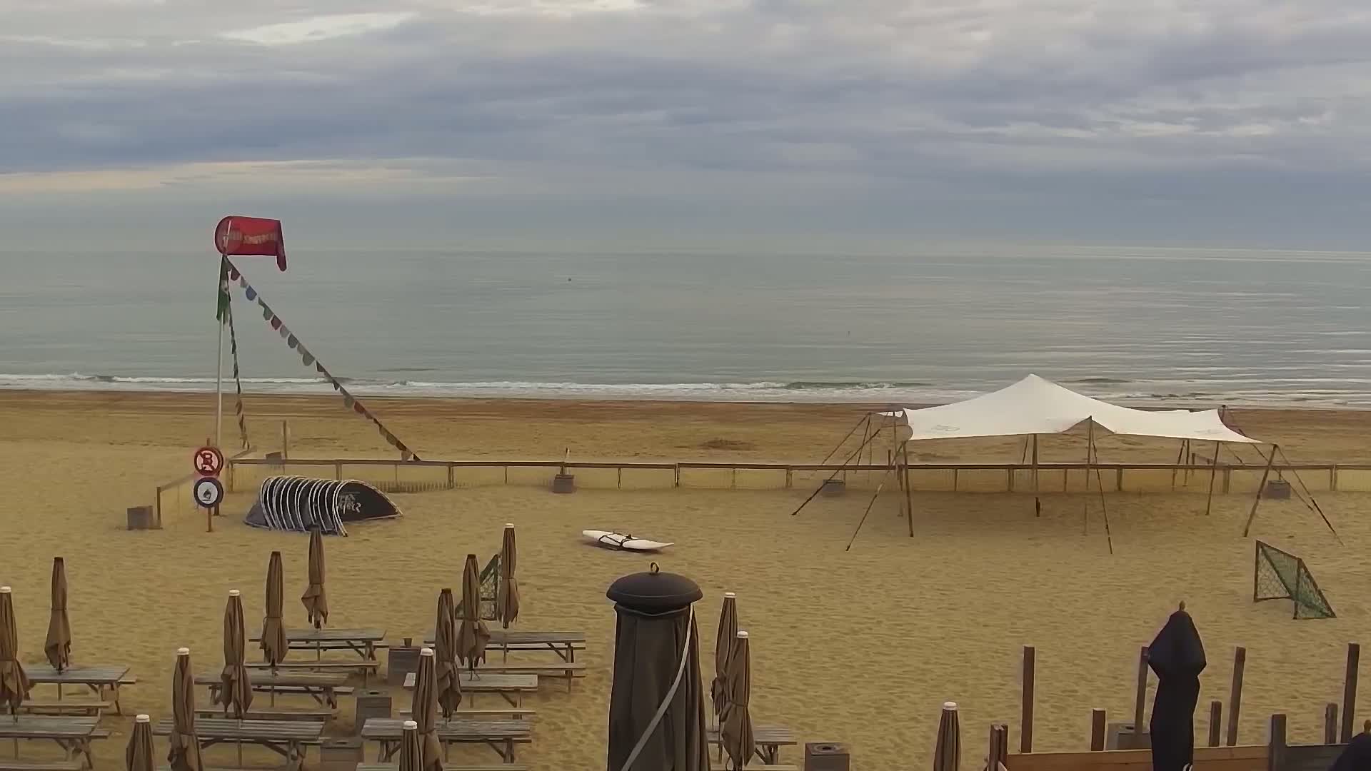 Knokke-Heist, Lekkerbek , Plage Chiens Kodak Live Cam - Bruges, West Flanders (Flandre-Occidentale), Flemish (Flamande), Belgium