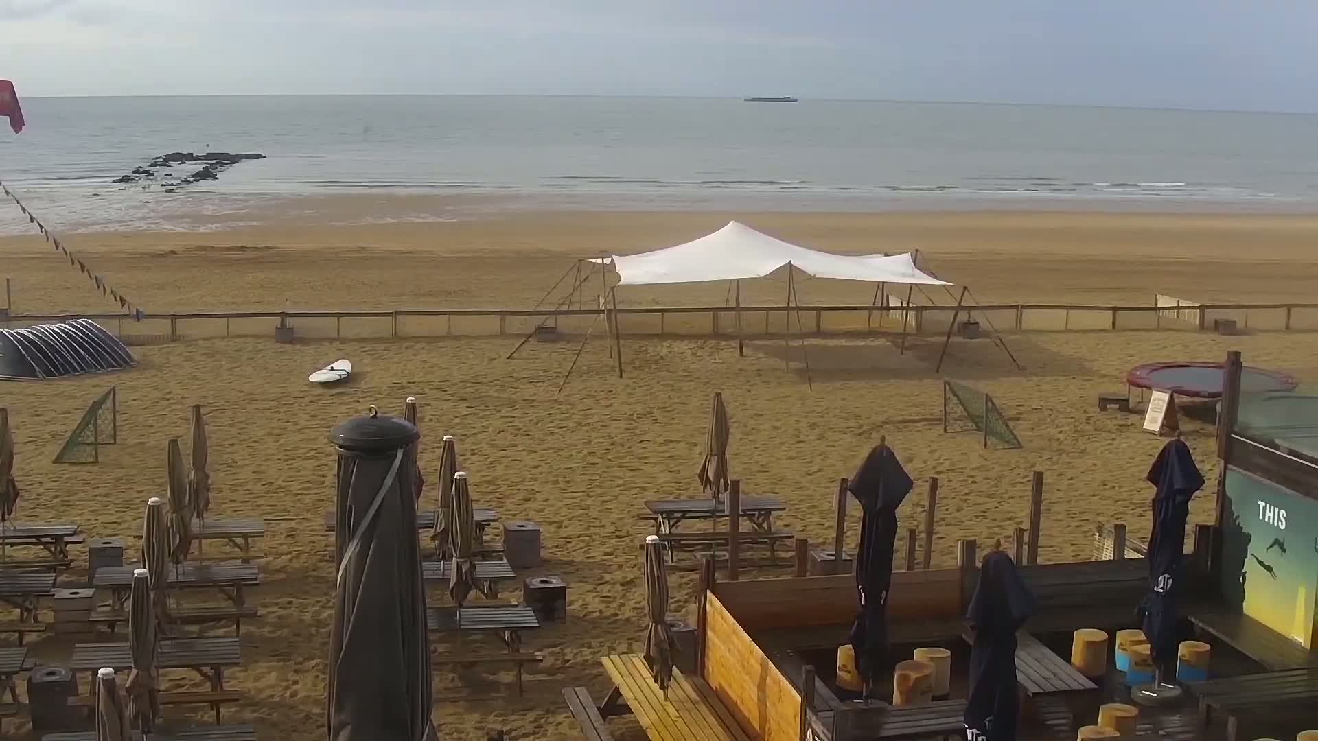 Knokke-Heist, Lekkerbek , Plage Chiens Kodak Live Cam - Bruges, West Flanders (Flandre-Occidentale), Flemish (Flamande), Belgium