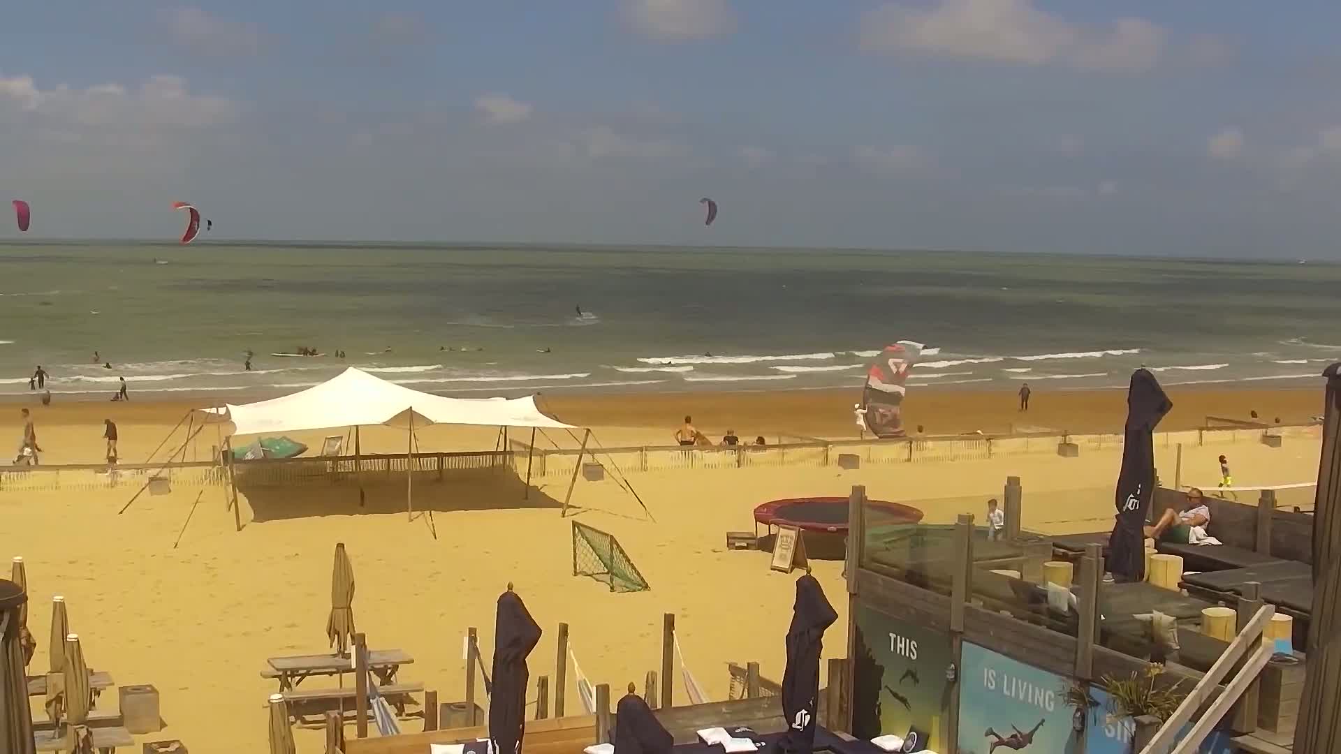 Knokke-Heist, Lekkerbek , Plage Chiens Kodak Live Cam - Bruges, West Flanders (Flandre-Occidentale), Flemish (Flamande), Belgium
