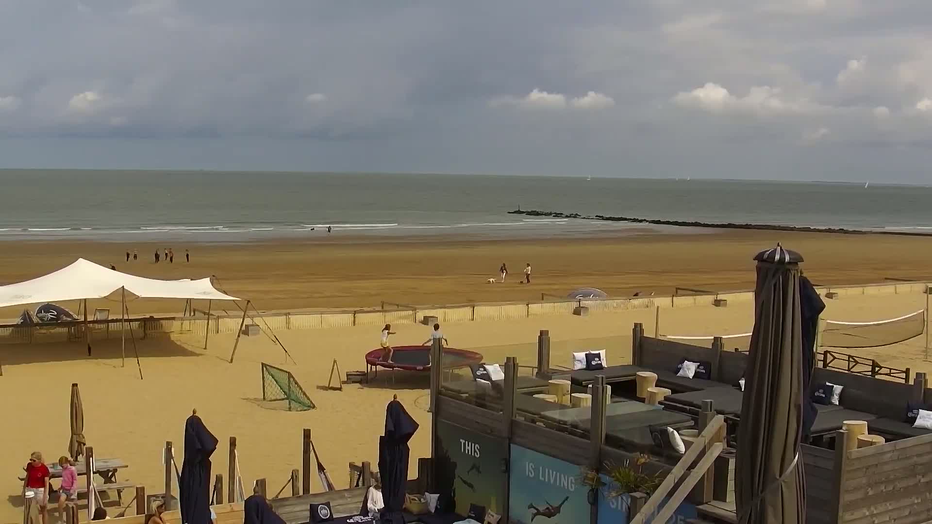 Knokke-Heist, Lekkerbek , Plage Chiens Kodak Live Cam - Bruges, West Flanders (Flandre-Occidentale), Flemish (Flamande), Belgium