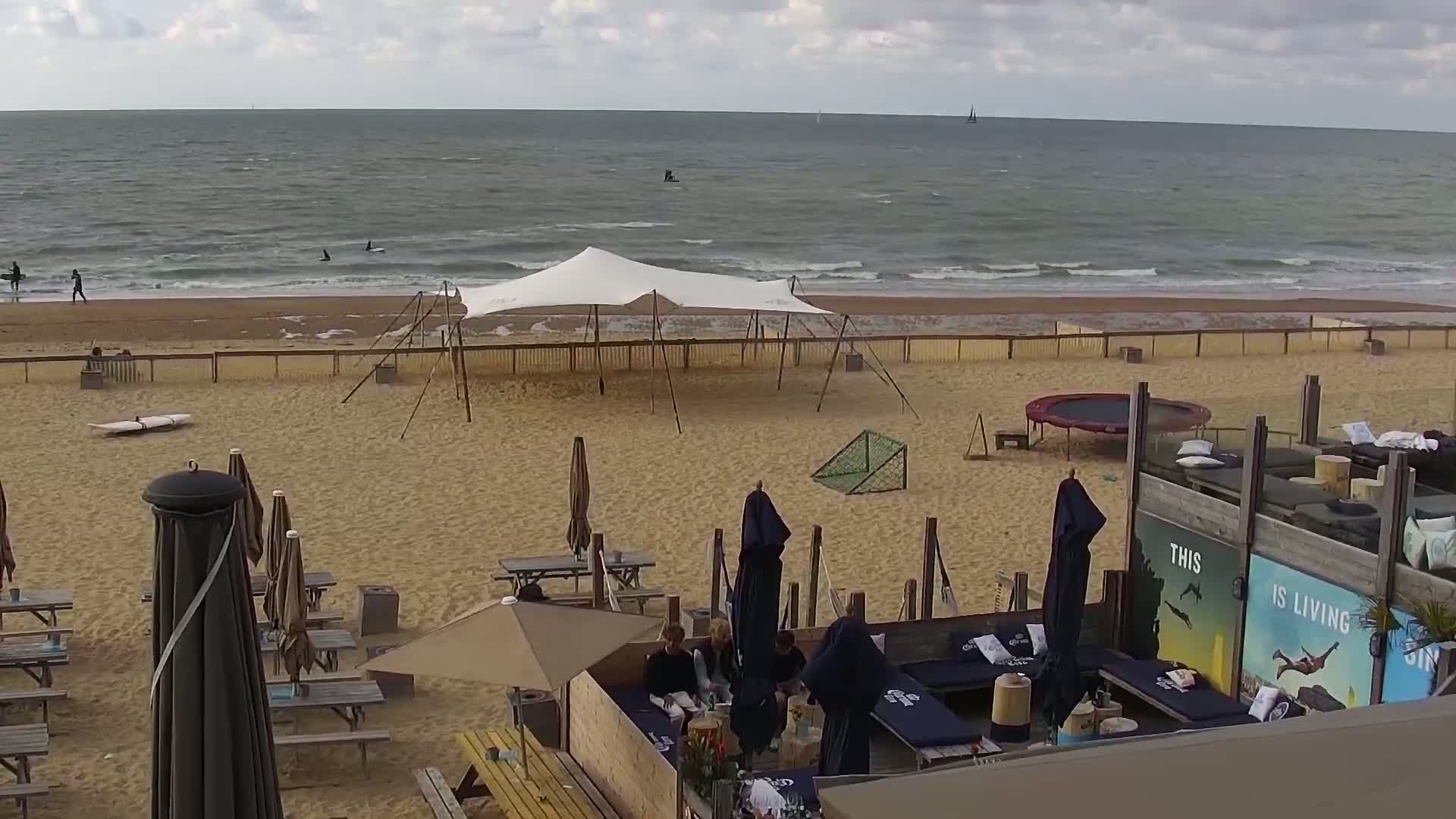 Knokke-Heist, Lekkerbek , Plage Chiens Kodak Live Cam - Bruges, West Flanders (Flandre-Occidentale), Flemish (Flamande), Belgium