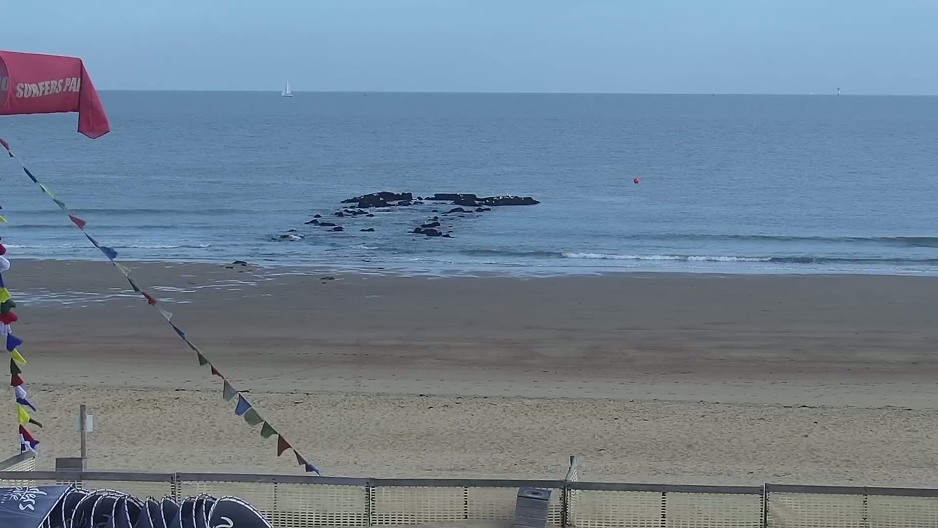 Knokke-Heist, Lekkerbek , Plage Chiens Kodak Live Cam - Bruges, West Flanders (Flandre-Occidentale), Flemish (Flamande), Belgium
