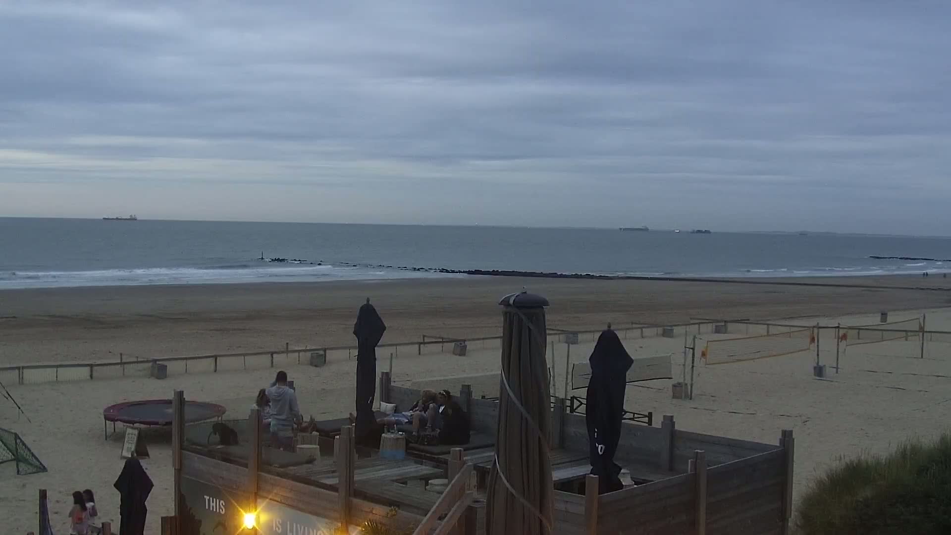 Knokke-Heist, Lekkerbek , Plage Chiens Kodak Live Cam - Bruges, West Flanders (Flandre-Occidentale), Flemish (Flamande), Belgium