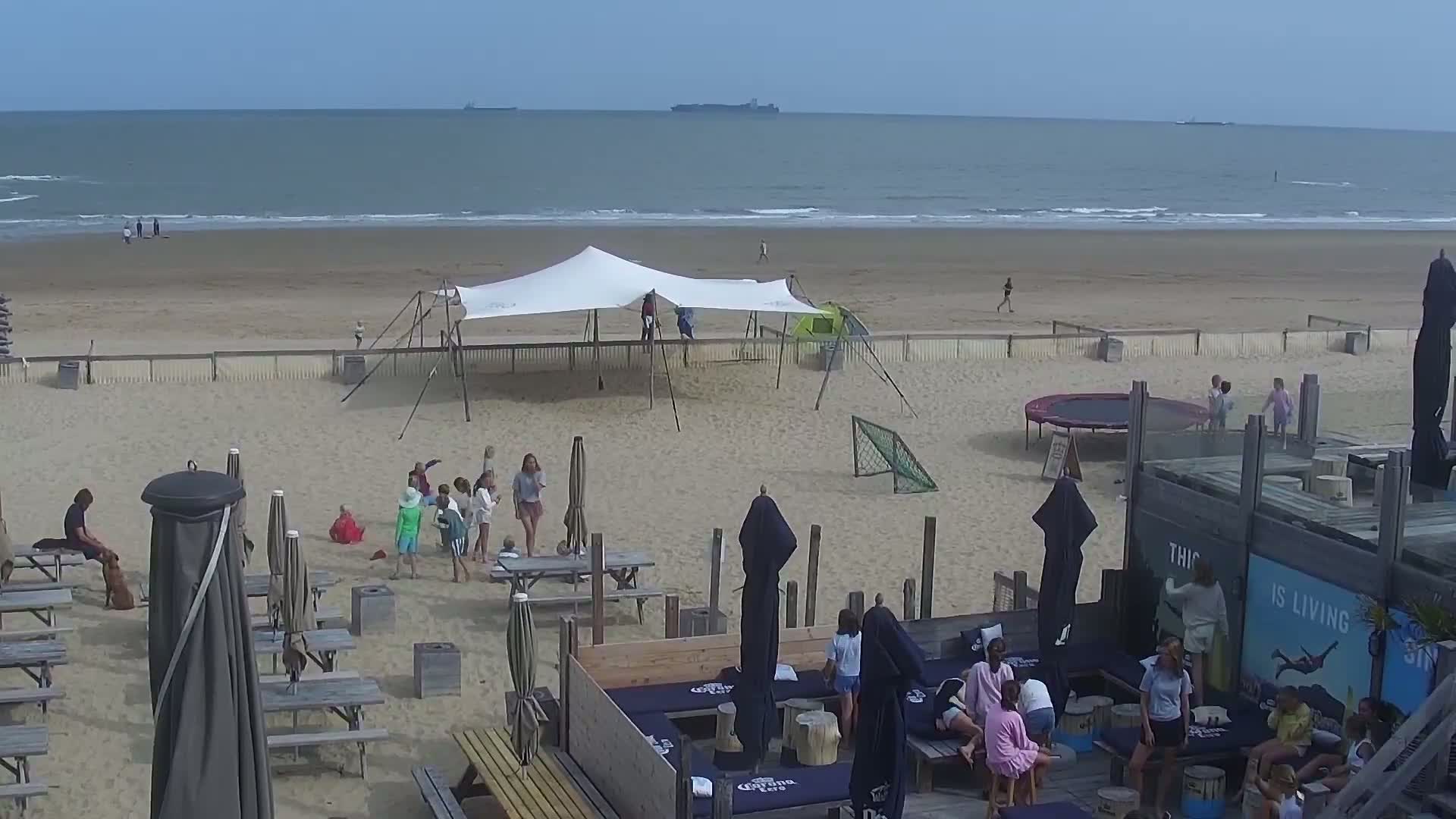 Knokke-Heist, Lekkerbek , Plage Chiens Kodak Live Cam - Bruges, West Flanders (Flandre-Occidentale), Flemish (Flamande), Belgium