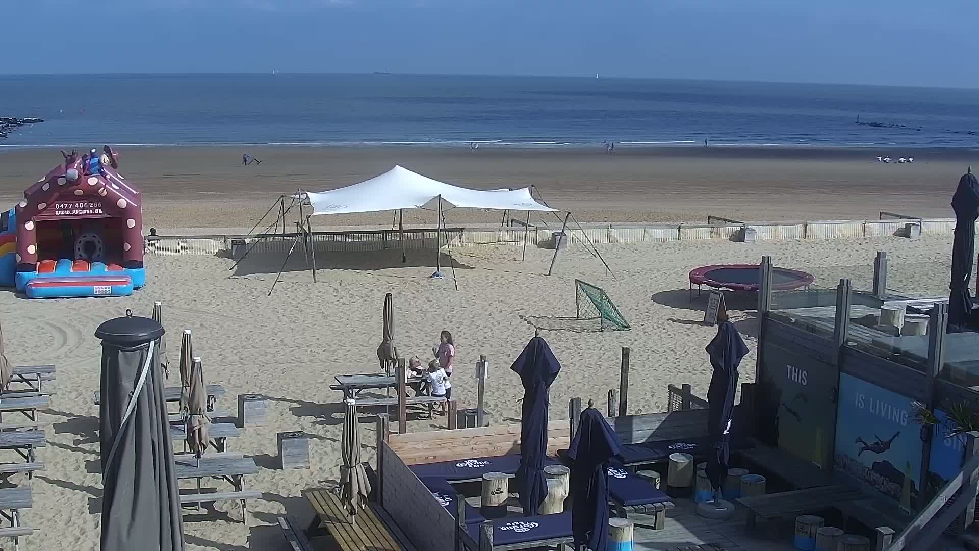 Knokke-Heist, Lekkerbek , Plage Chiens Kodak Live Cam - Bruges, West Flanders (Flandre-Occidentale), Flemish (Flamande), Belgium