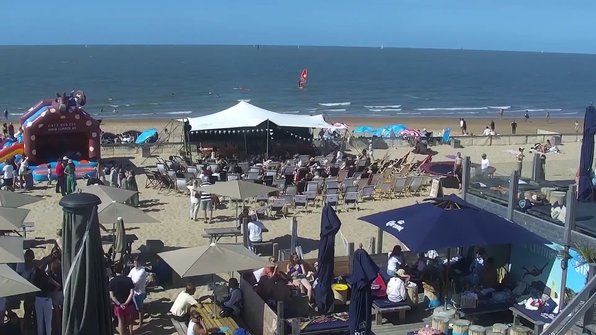 Knokke-Heist, Lekkerbek , Plage Chiens Kodak Live Cam - Bruges, West Flanders (Flandre-Occidentale), Flemish (Flamande), Belgium