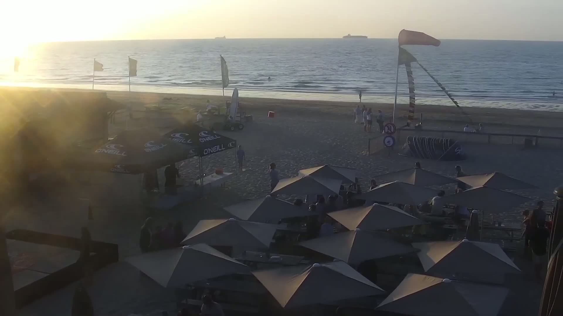 Knokke-Heist, Lekkerbek , Plage Chiens Kodak Live Cam - Bruges, West Flanders (Flandre-Occidentale), Flemish (Flamande), Belgium