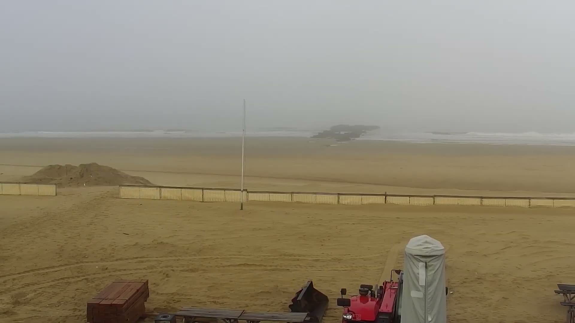 Knokke-Heist, Lekkerbek , Plage Chiens Kodak Live Cam - Bruges, West Flanders (Flandre-Occidentale), Flemish (Flamande), Belgium