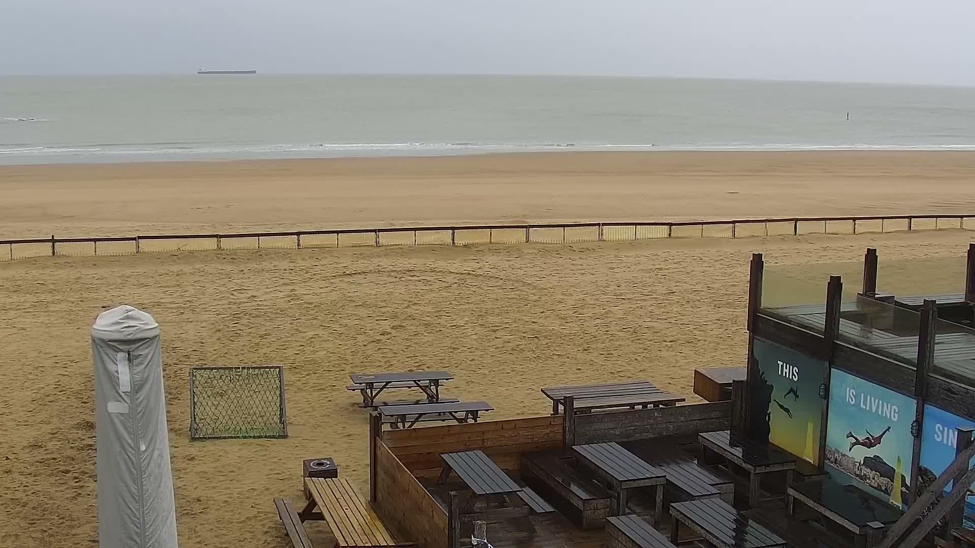 Knokke-Heist, Lekkerbek , Plage Chiens Kodak Live Cam - Bruges, West Flanders (Flandre-Occidentale), Flemish (Flamande), Belgium