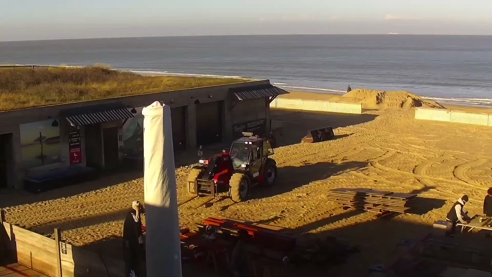 Knokke-Heist, Lekkerbek , Plage Chiens Kodak Live Cam - Bruges, West Flanders (Flandre-Occidentale), Flemish (Flamande), Belgium