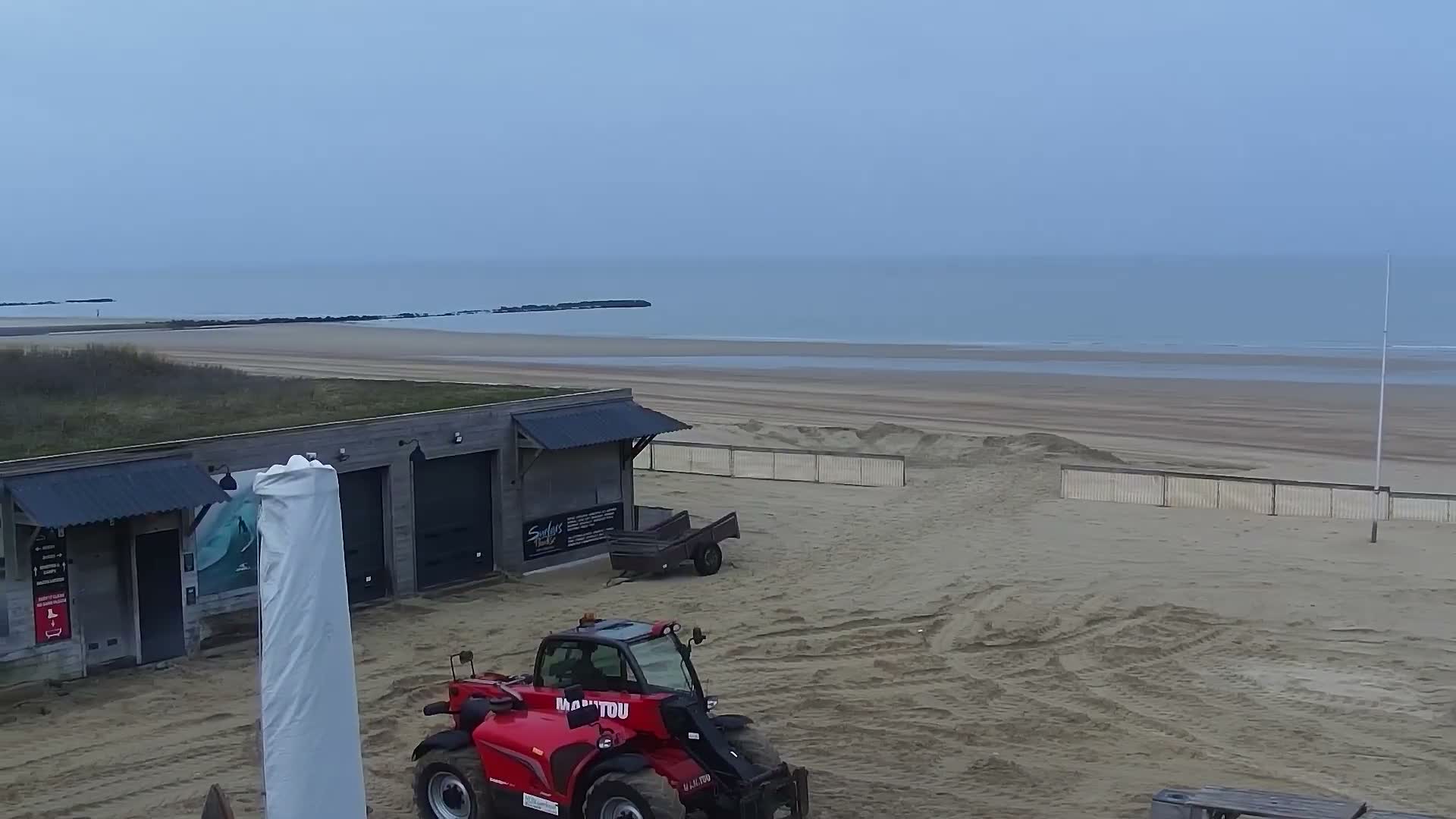 Knokke-Heist, Lekkerbek , Plage Chiens Kodak Live Cam - Bruges, West Flanders (Flandre-Occidentale), Flemish (Flamande), Belgium