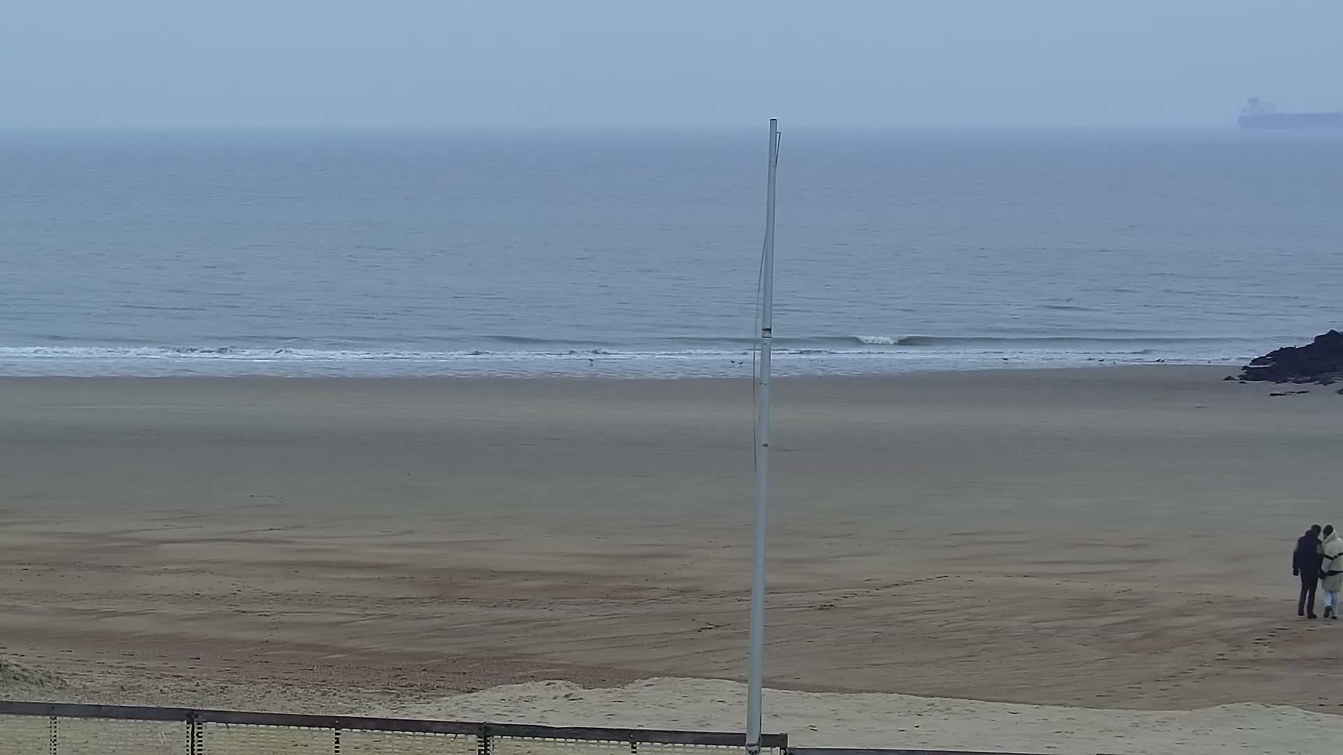 Knokke-Heist, Lekkerbek , Plage Chiens Kodak Live Cam - Bruges, West Flanders (Flandre-Occidentale), Flemish (Flamande), Belgium