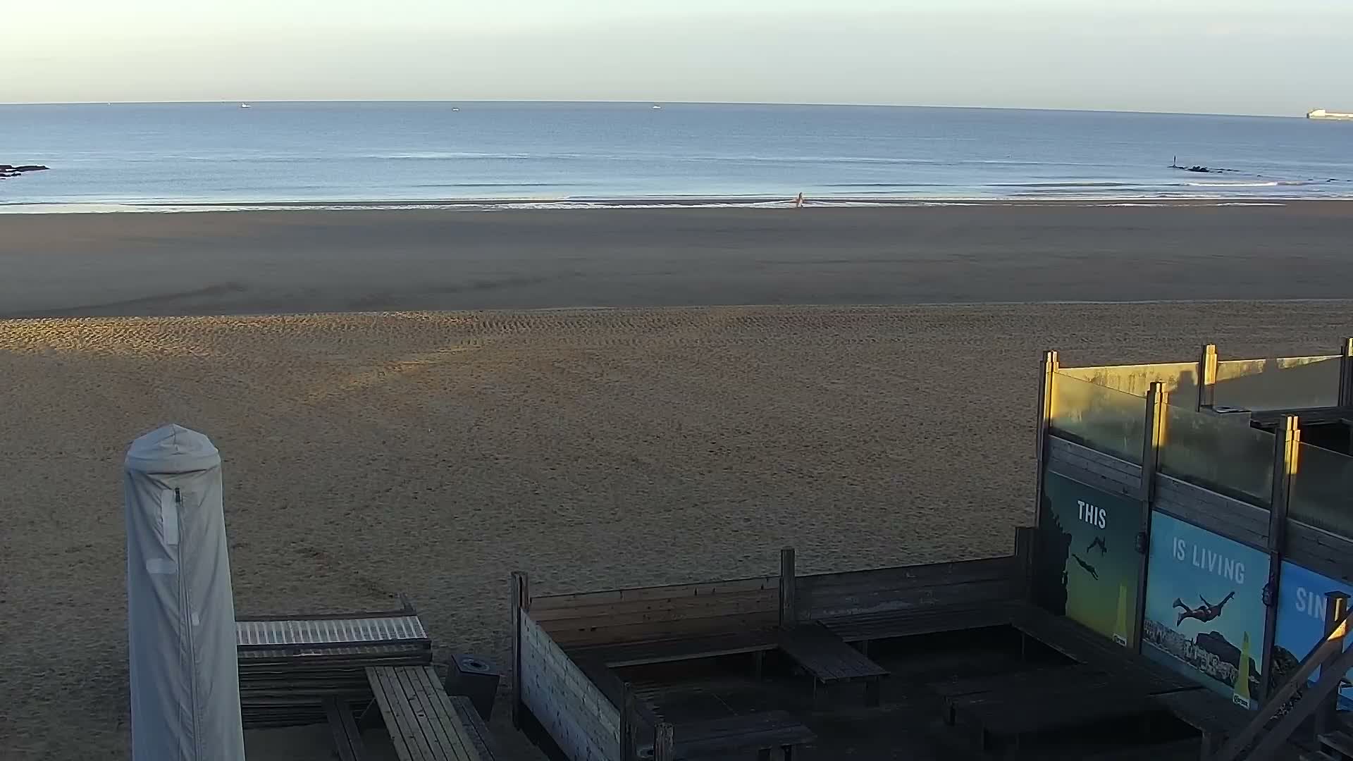 Knokke-Heist, Lekkerbek , Plage Chiens Kodak Live Cam - Bruges, West Flanders (Flandre-Occidentale), Flemish (Flamande), Belgium