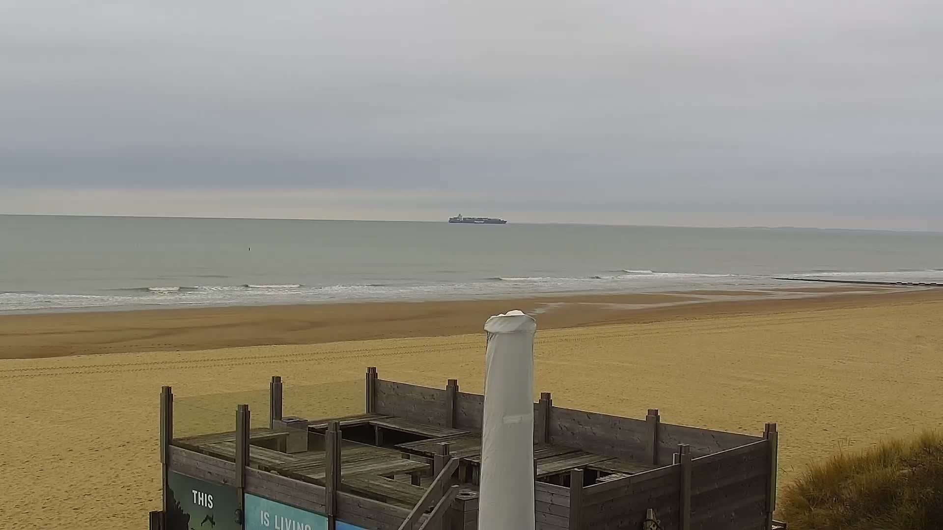 Knokke-Heist, Lekkerbek , Plage Chiens Kodak Live Cam - Bruges, West Flanders (Flandre-Occidentale), Flemish (Flamande), Belgium