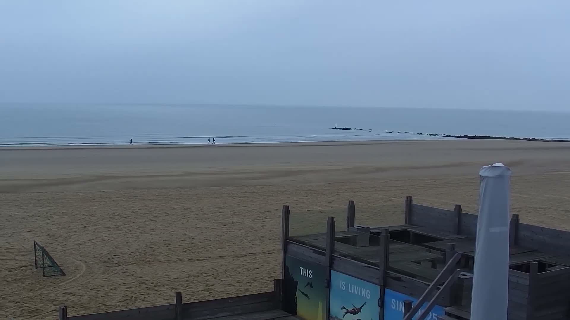 Knokke-Heist, Lekkerbek , Plage Chiens Kodak Live Cam - Bruges, West Flanders (Flandre-Occidentale), Flemish (Flamande), Belgium