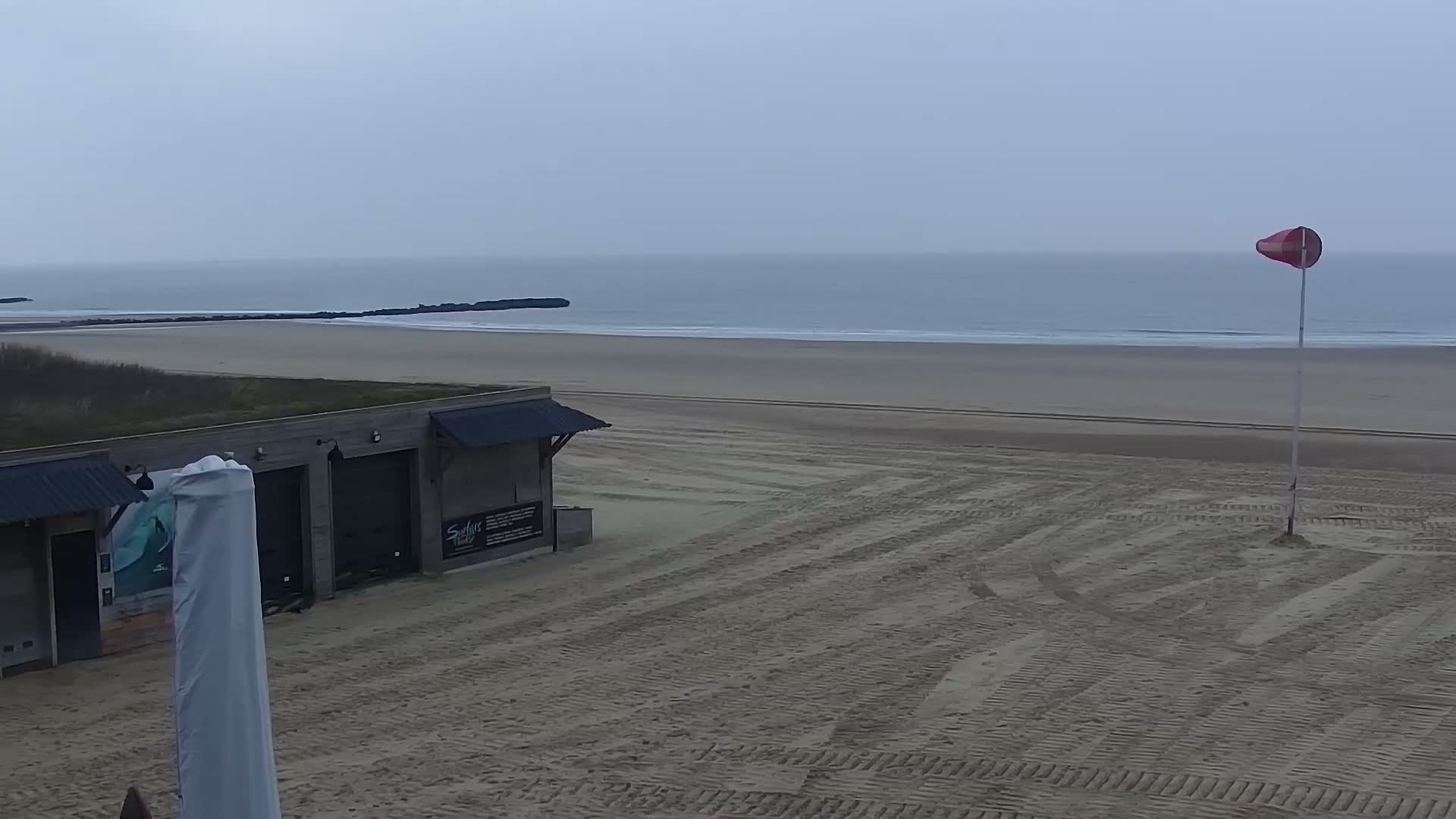 Knokke-Heist, Lekkerbek , Plage Chiens Kodak Live Cam - Bruges, West Flanders (Flandre-Occidentale), Flemish (Flamande), Belgium