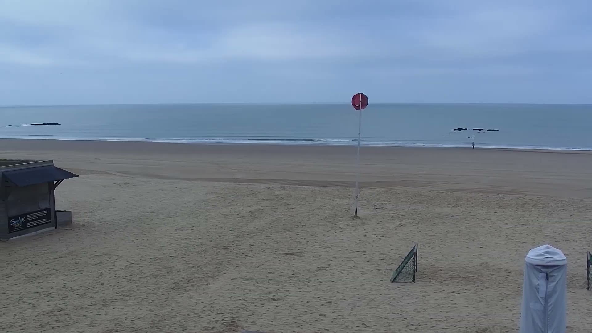 Knokke-Heist, Lekkerbek , Plage Chiens Kodak Live Cam - Bruges, West Flanders (Flandre-Occidentale), Flemish (Flamande), Belgium