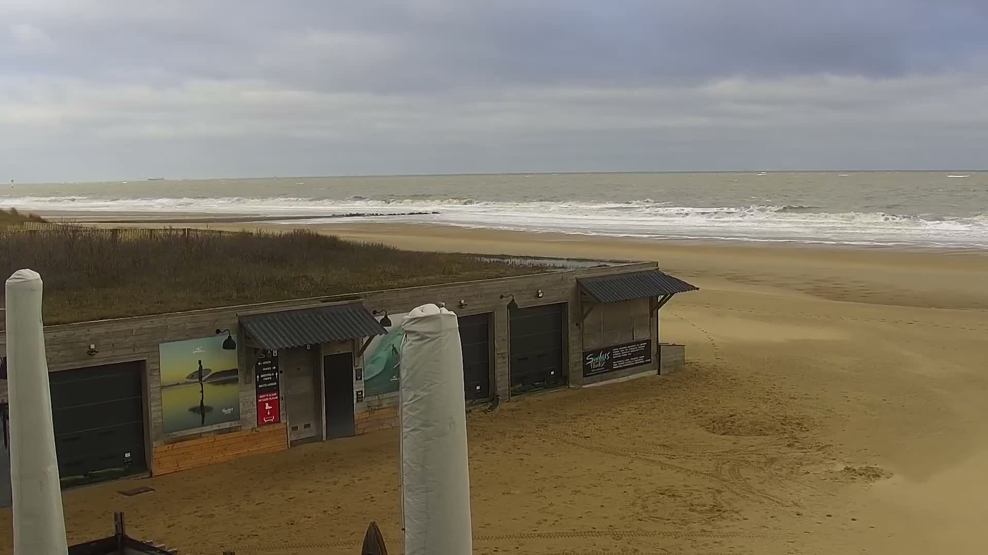 Knokke-Heist, Lekkerbek , Plage Chiens Kodak Live Cam - Bruges, West Flanders (Flandre-Occidentale), Flemish (Flamande), Belgium