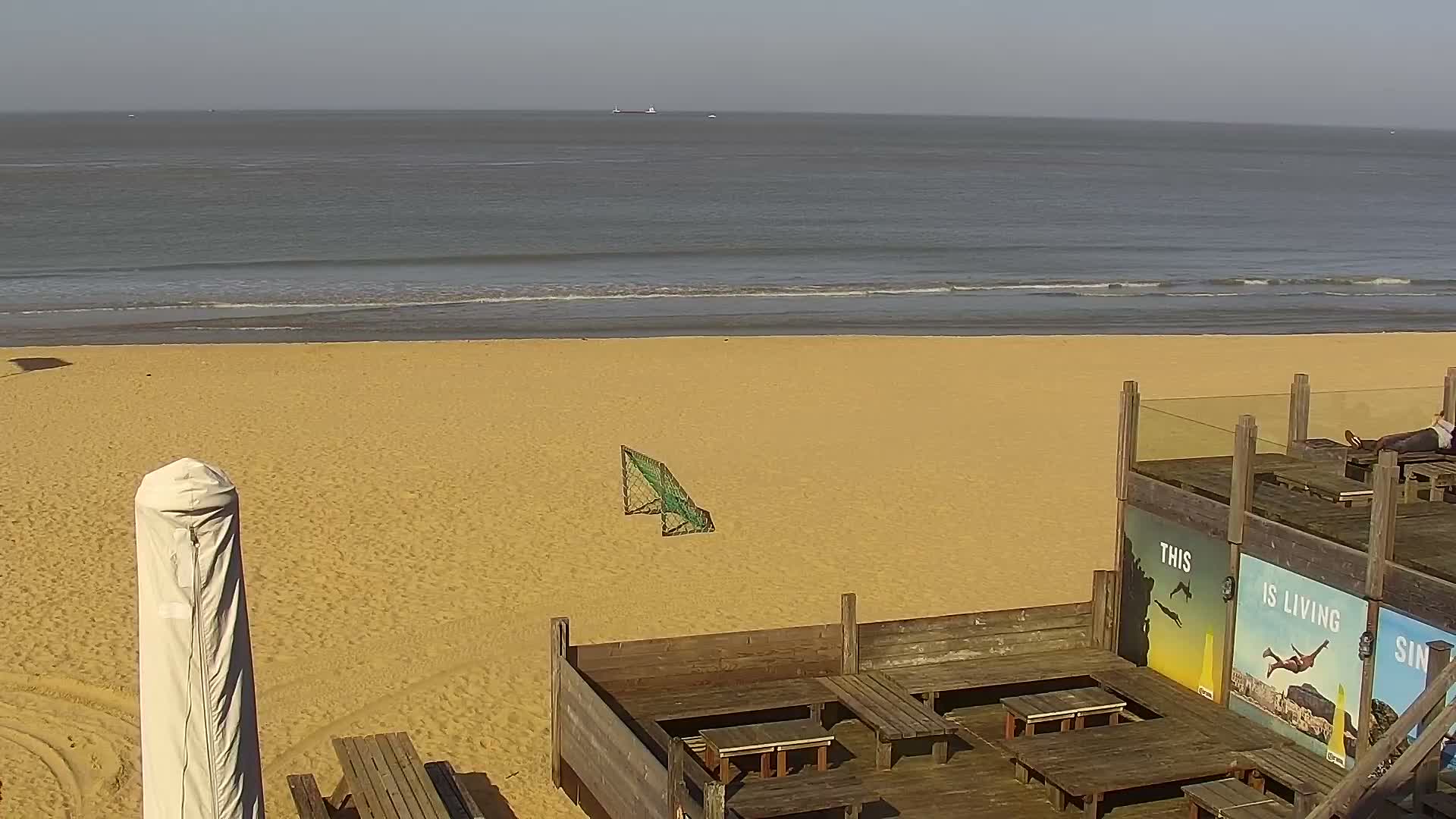 Knokke-Heist, Lekkerbek , Plage Chiens Kodak Live Cam - Bruges, West Flanders (Flandre-Occidentale), Flemish (Flamande), Belgium