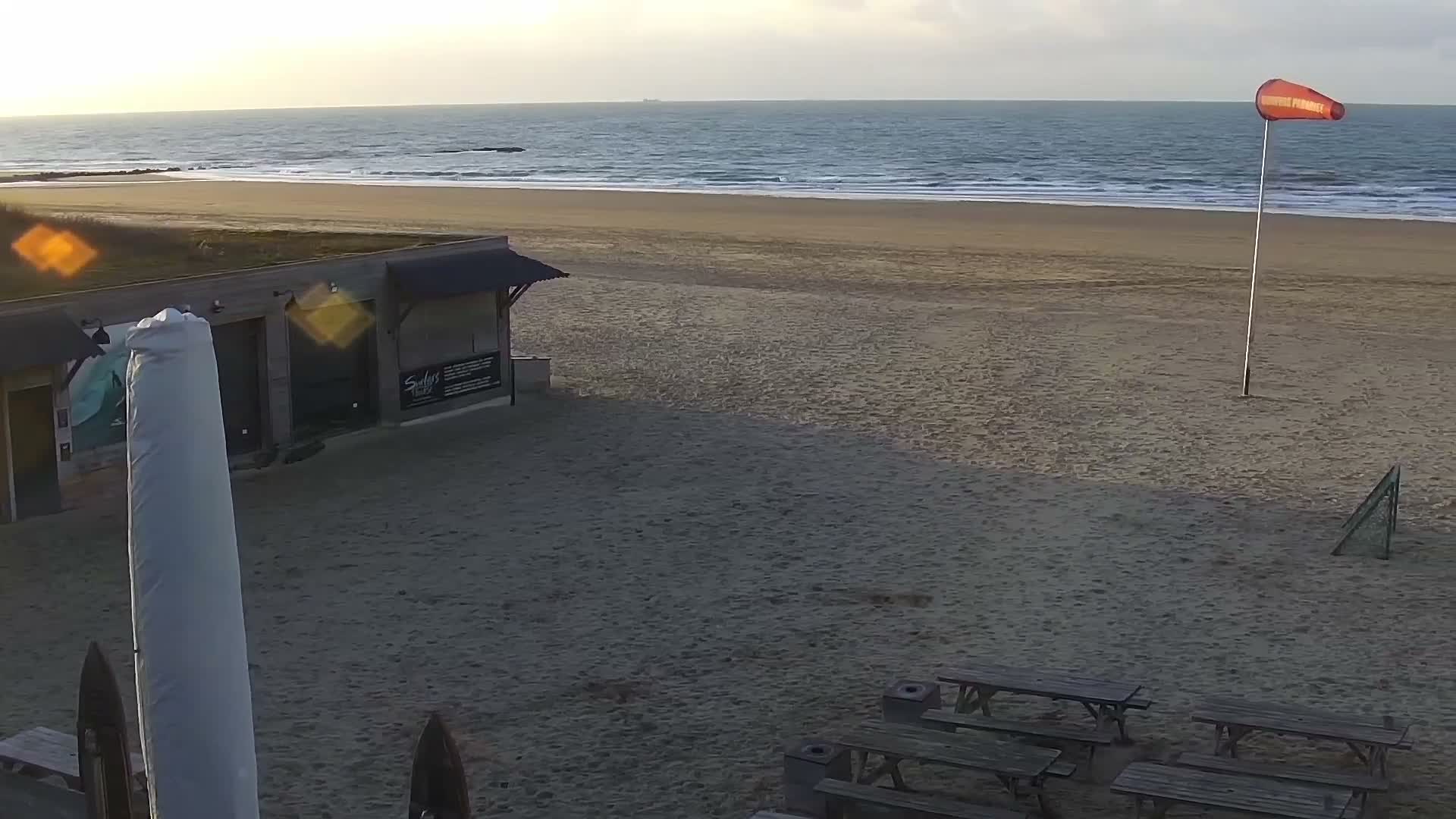 Knokke-Heist, Lekkerbek , Plage Chiens Kodak Live Cam - Bruges, West Flanders (Flandre-Occidentale), Flemish (Flamande), Belgium