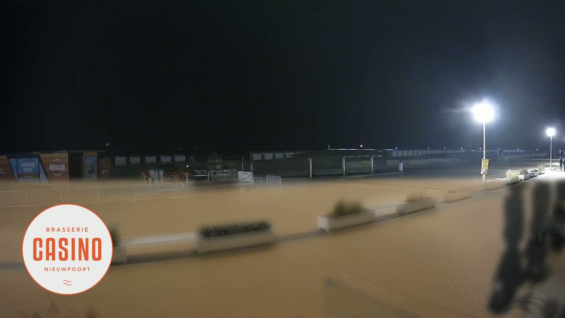Nieuwpoort, Groenendijk Strand Beach Live Cam - Veurne (Furnes), West Flanders (Flandre-Occidentale), Flemish (Flamande), Belgium