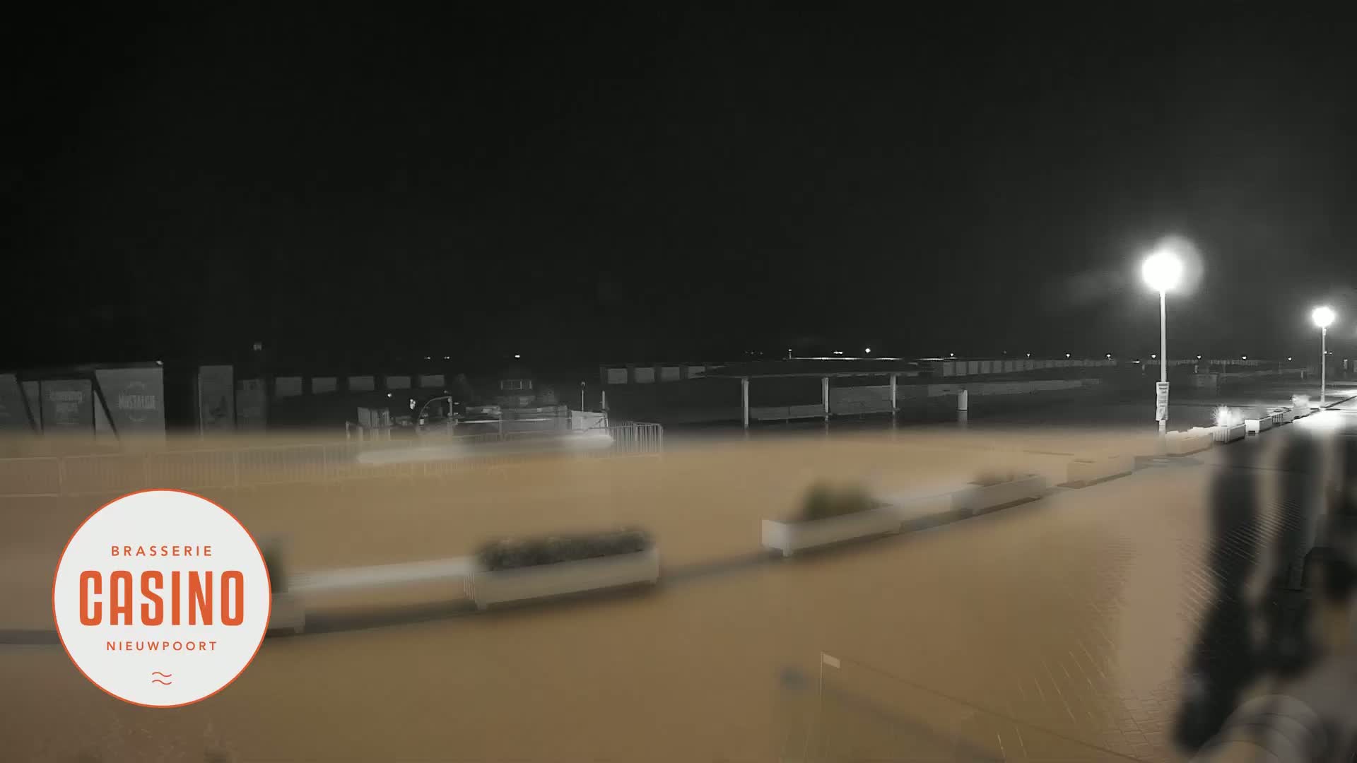 Nieuwpoort, Groenendijk Strand Beach Live Cam - Veurne (Furnes), West Flanders (Flandre-Occidentale), Flemish (Flamande), Belgium