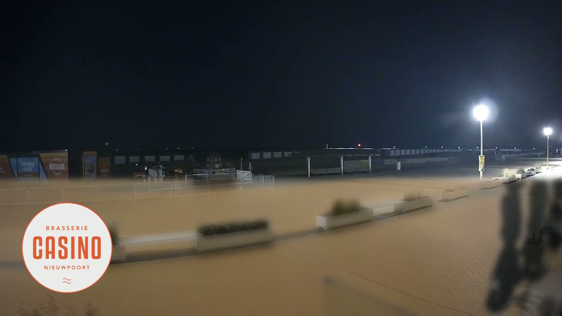 Nieuwpoort, Groenendijk Strand Beach Live Cam - Veurne (Furnes), West Flanders (Flandre-Occidentale), Flemish (Flamande), Belgium