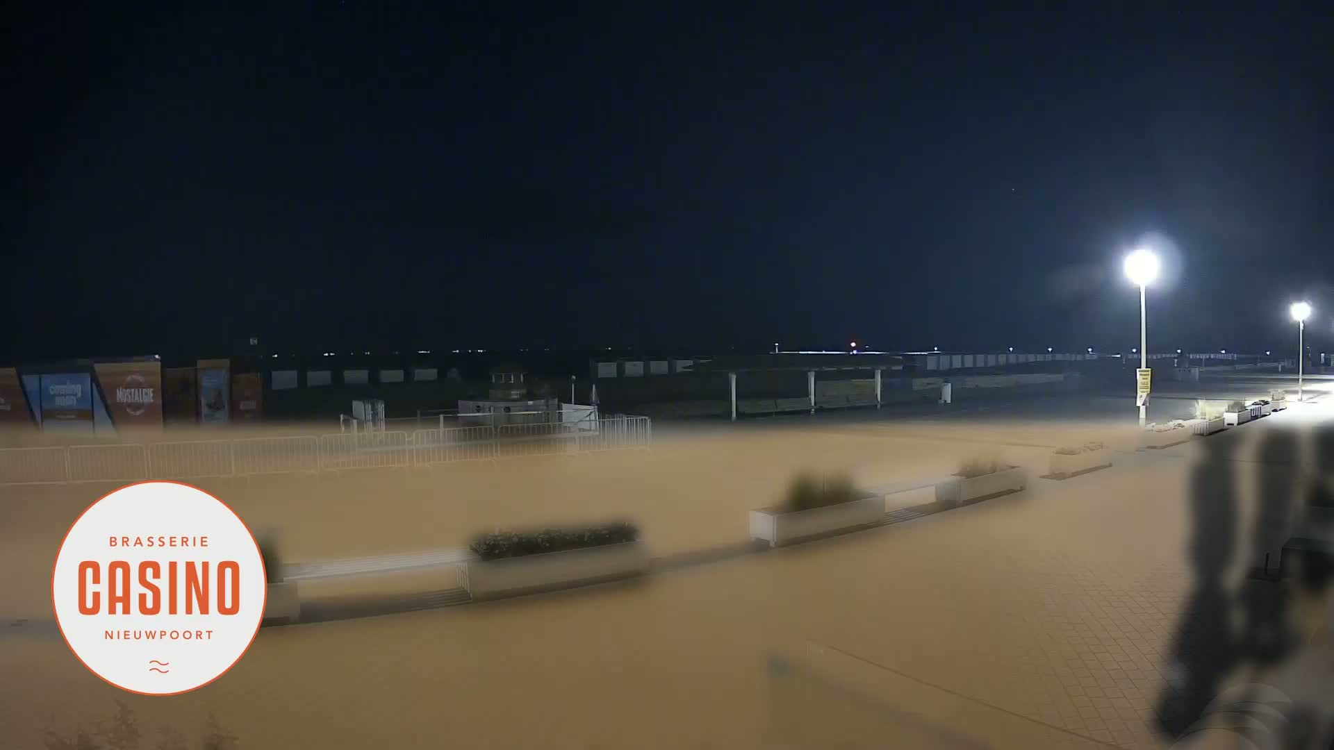 Nieuwpoort, Groenendijk Strand Beach Live Cam - Veurne (Furnes), West Flanders (Flandre-Occidentale), Flemish (Flamande), Belgium