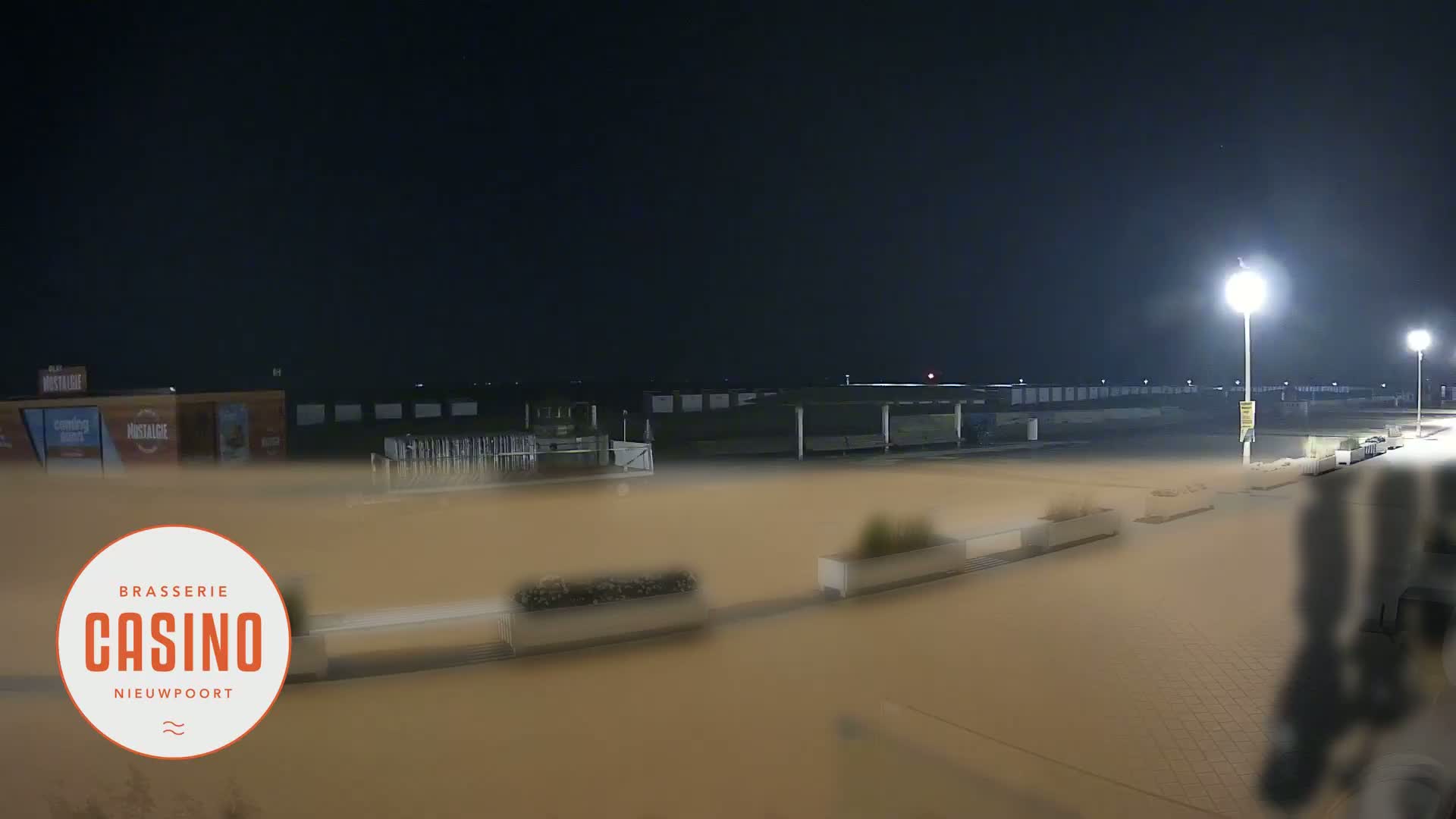 Nieuwpoort, Groenendijk Strand Beach Live Cam - Veurne (Furnes), West Flanders (Flandre-Occidentale), Flemish (Flamande), Belgium