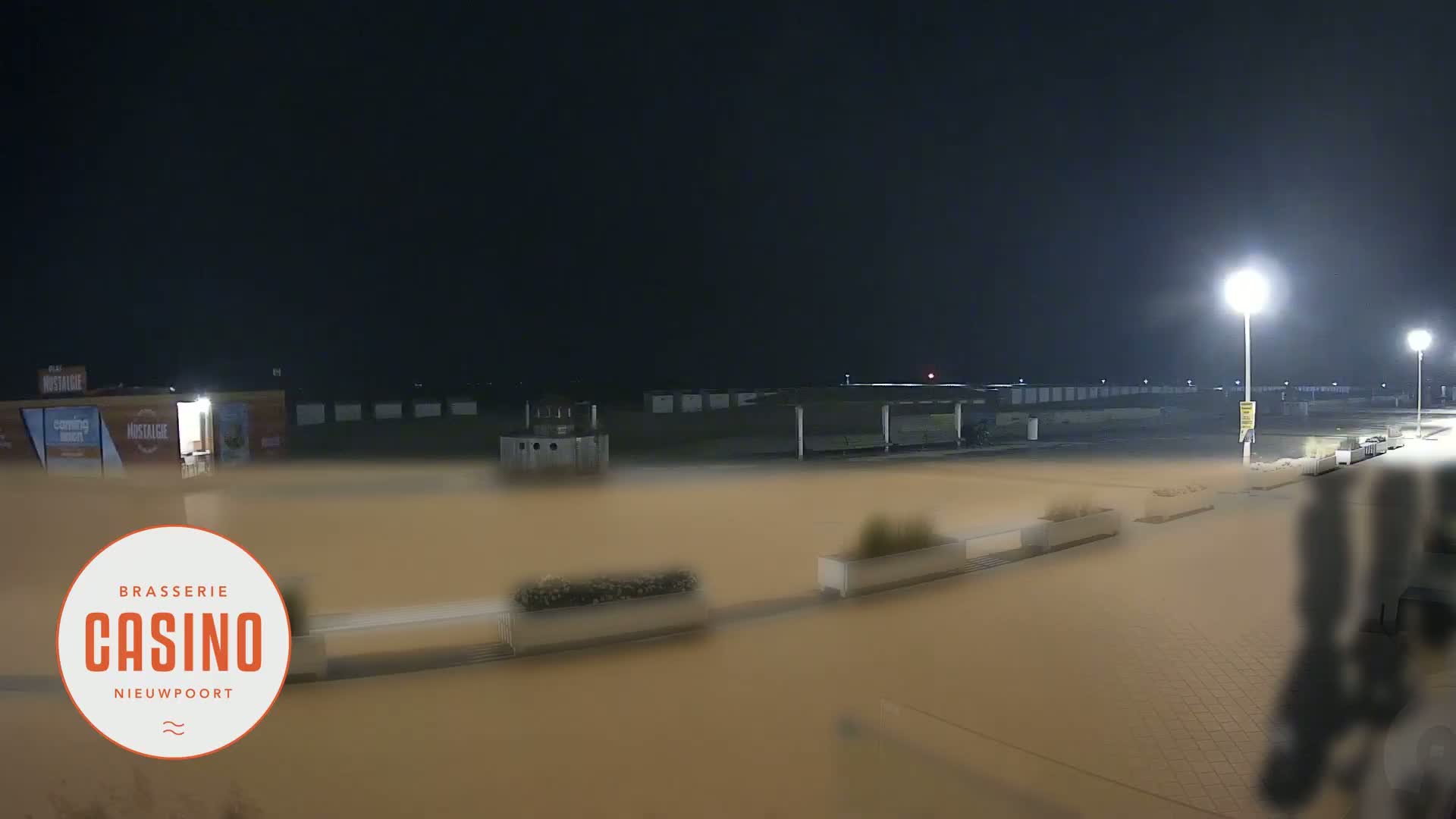 Nieuwpoort, Groenendijk Strand Beach Live Cam - Veurne (Furnes), West Flanders (Flandre-Occidentale), Flemish (Flamande), Belgium